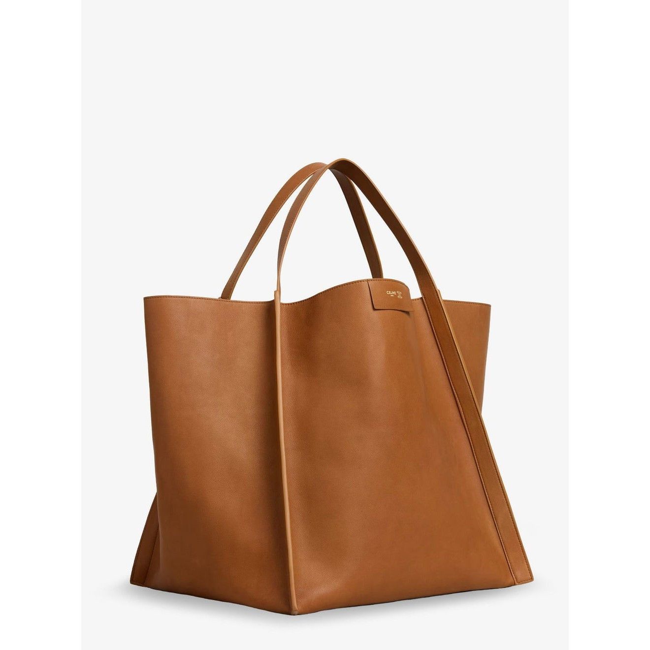 Celine CELINE Cube Medium $4350 Soft Tan Tote Bag New & Authentic Size ONE SIZE - 3 Thumbnail