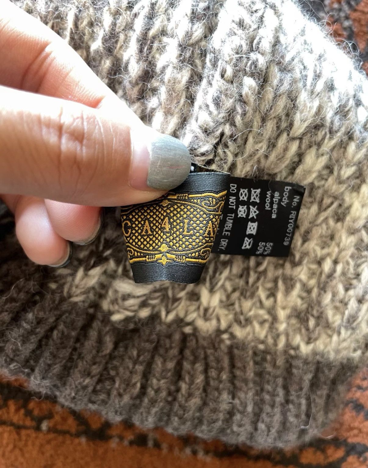 CA4LA CA4LA Wool Blend Beanie. Very thick and warm. Size ONE SIZE - 3 Thumbnail