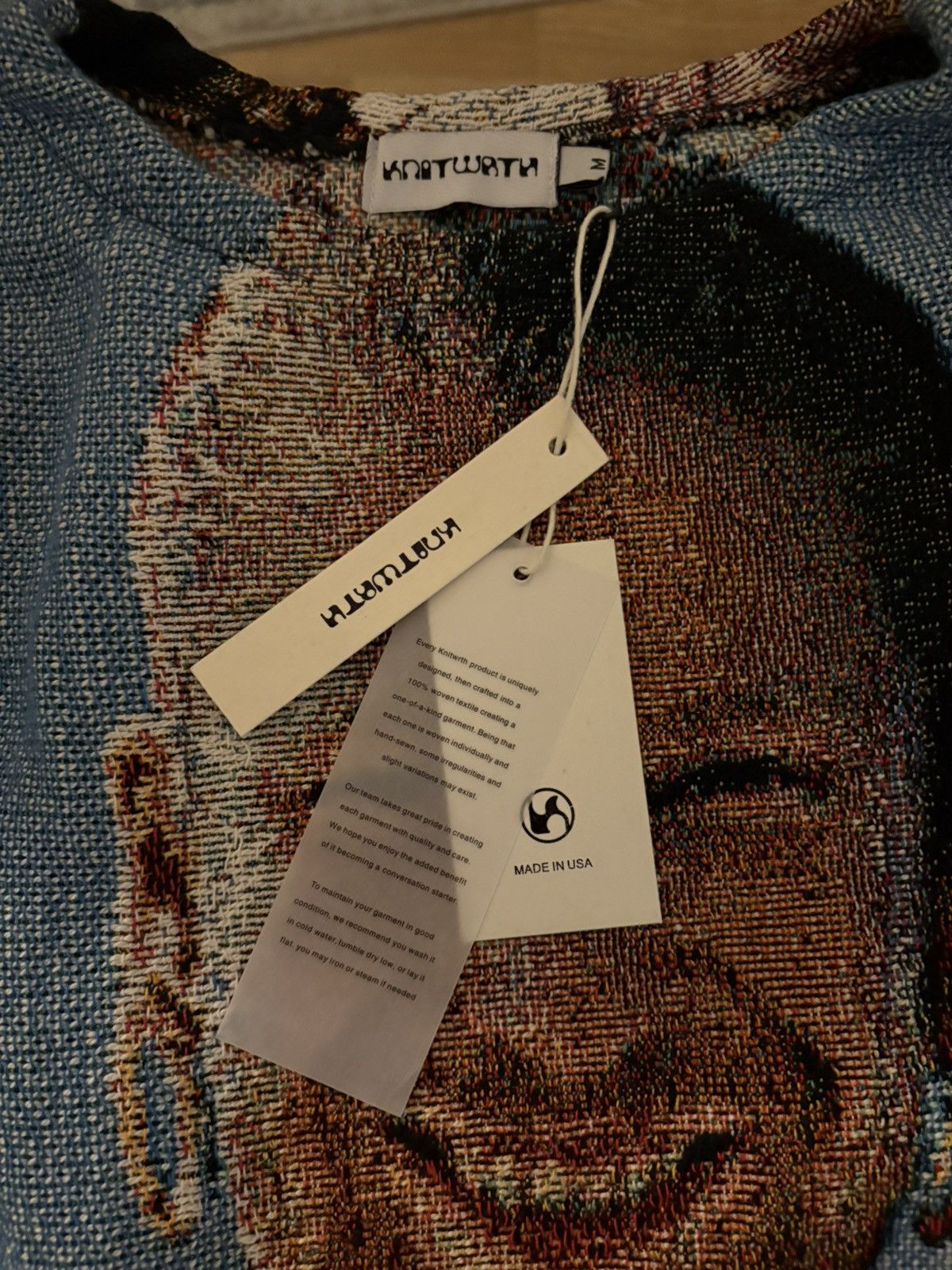 Other Knitwrth aphex twin windowlicker knitted sweater new w tags Size US M / EU 48-50 / 2 - 3 Thumbnail
