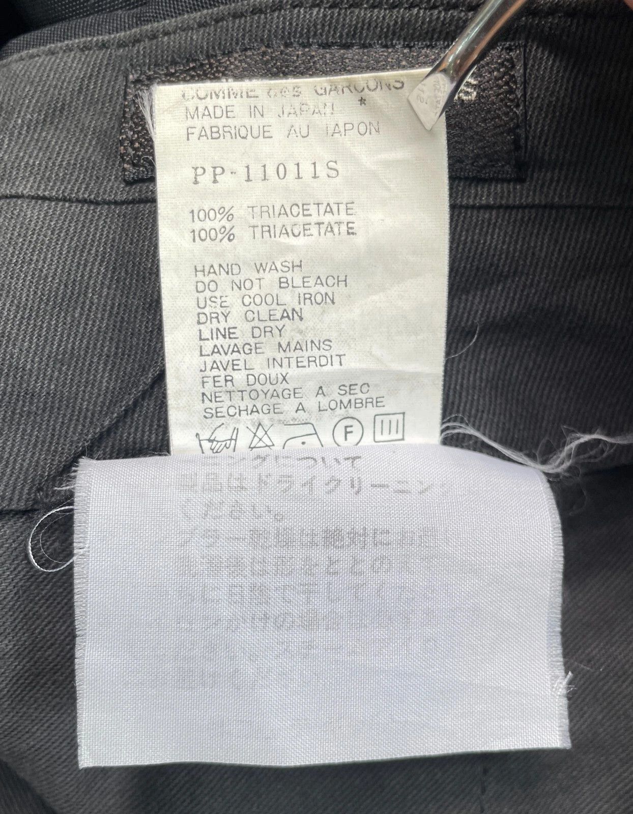 Comme des Garcons Homme CDGH PLUS 1991 Triacetate Balloon Pants Size US 29 - 7 Thumbnail