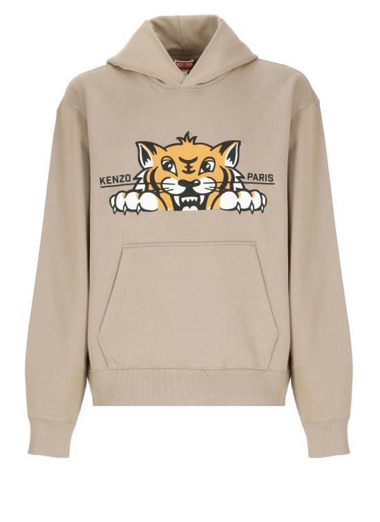 KENZO Men Hoodies FF55SW2644MF 10 Brown