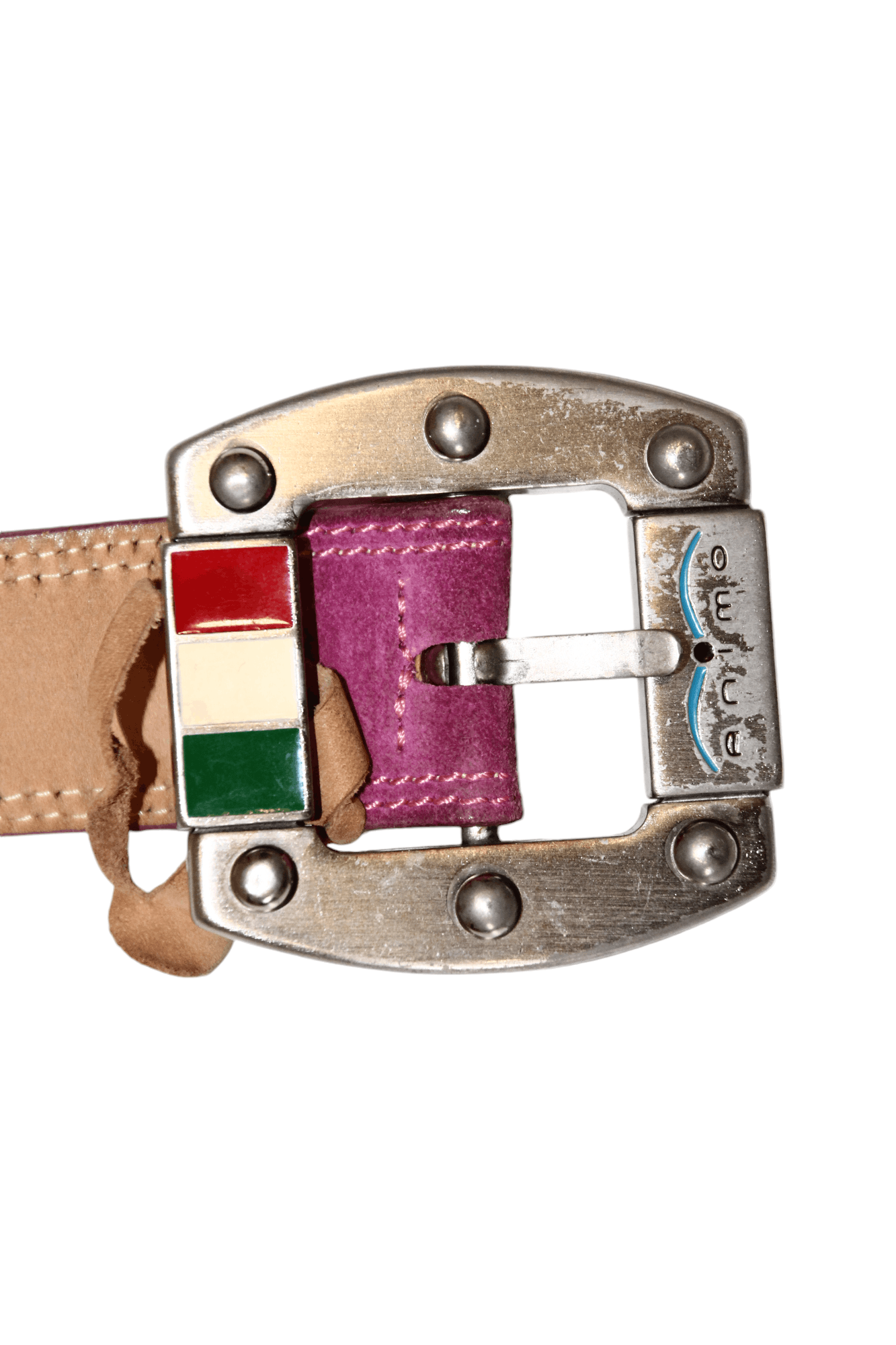 Leather Animo Italy Leather Belt 105x3cm Size ONE SIZE - 7 Thumbnail