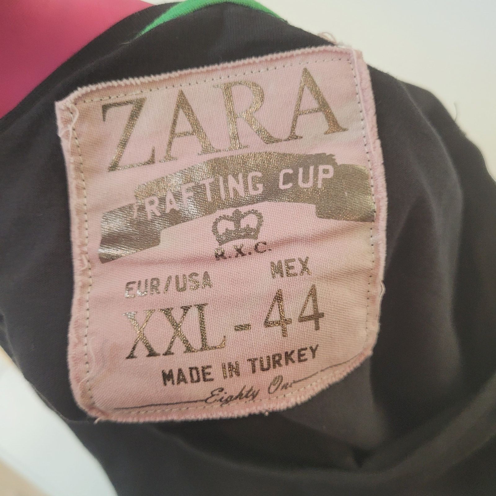 Zara Zara T Shirt Mens M Medium Tagged XXL FITS M Rafting Skull Size US M / EU 48-50 / 2 - 5 Thumbnail