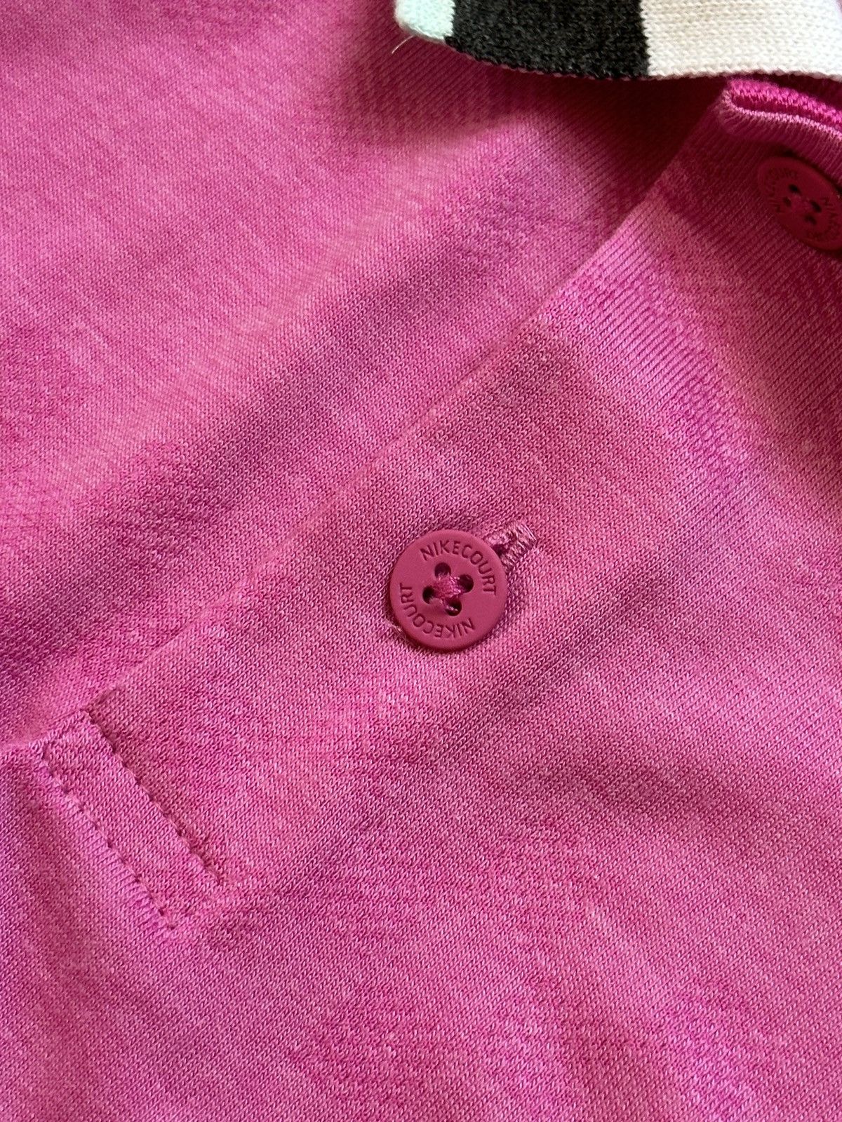 Nike NIKE COURT DRI FIT Pink Polo Jersey Size US M / EU 48-50 / 2 - 4 Thumbnail