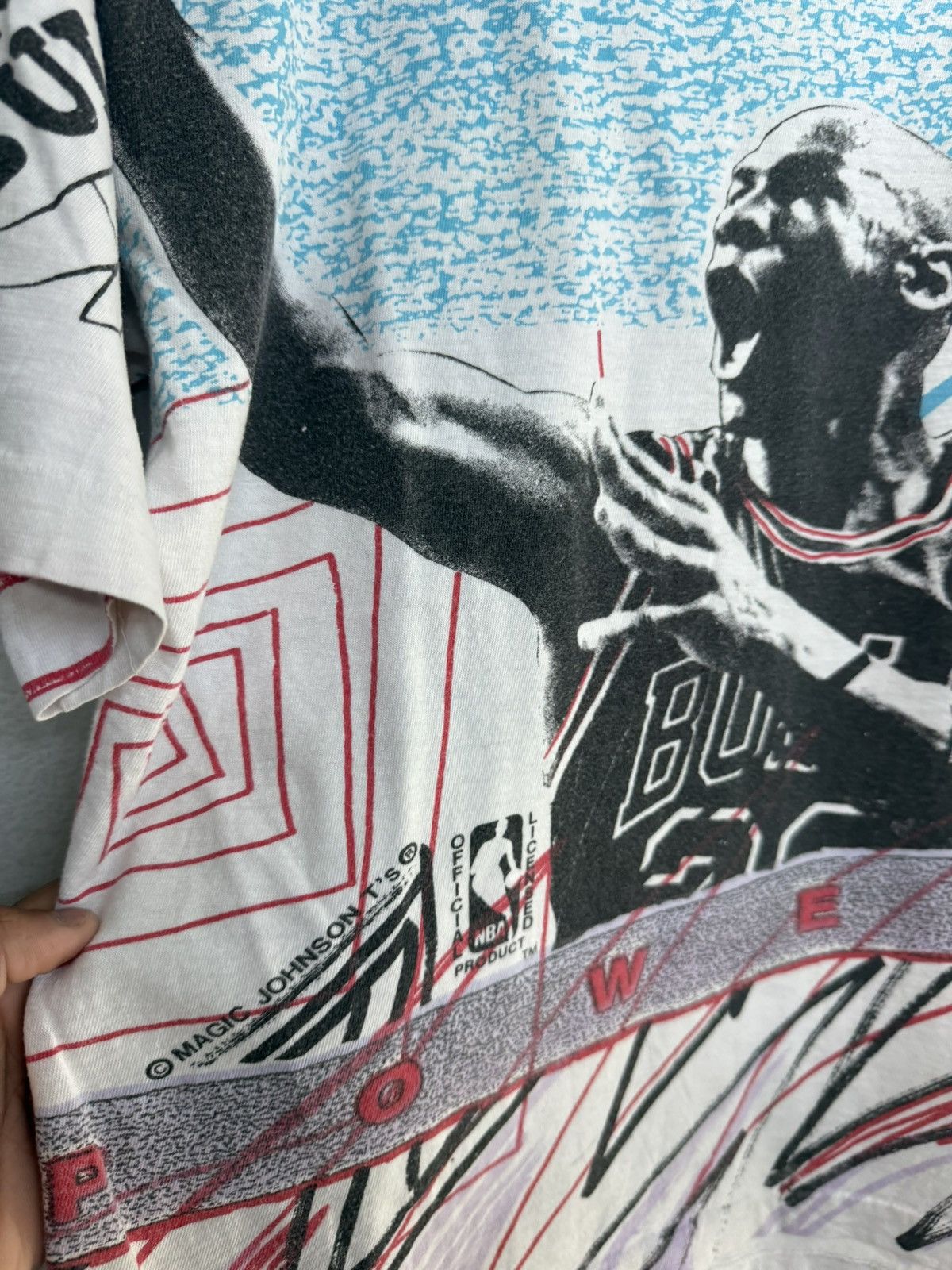 Other Vintage 90s AOP Michael Jordan Single Stitch Size US L / EU 52-54 / 3 - 6 Thumbnail