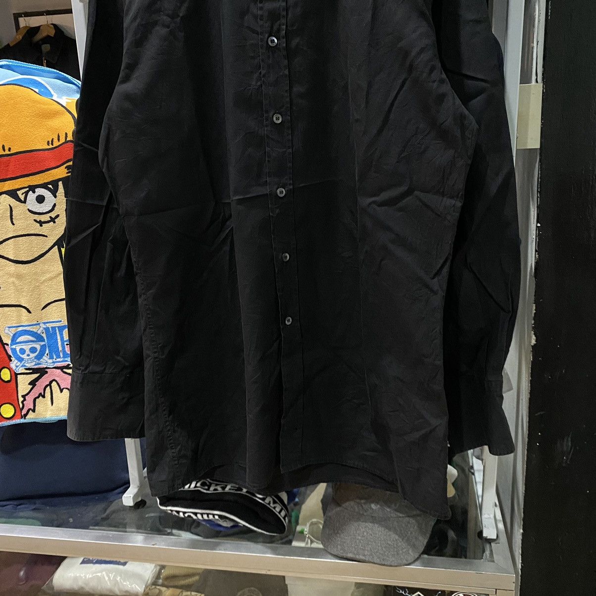 Gucci × Vintage VINTAGE MENS GUCCI BLACK SHIRTS Size US XL / EU 56 / 4 - 4 Thumbnail