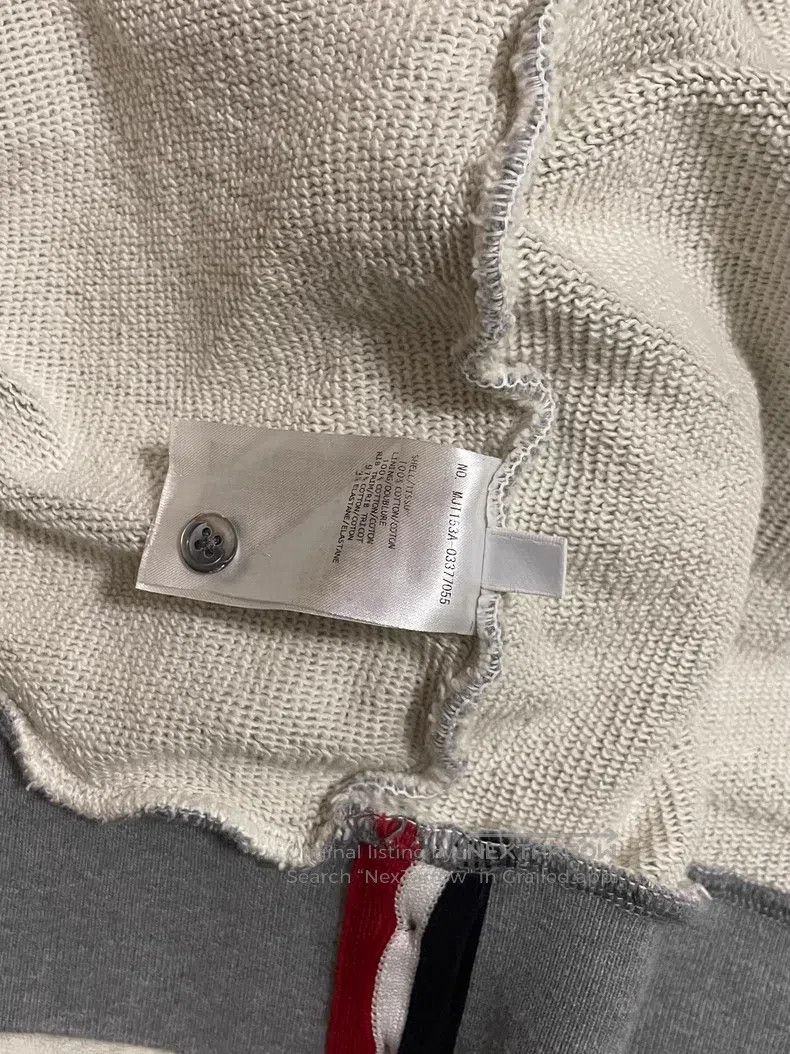 Thom Browne Thom Browne Gray Classic Ribbed Hooded Sweatshirt Size US S / EU 44-46 / 1 - 9 Thumbnail