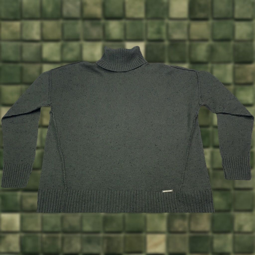 Michael Kors VINTAGE Michael Kors Green Wool Blend Knit Turtle Neck Sweater Womens Medium-12752 Size M / US 6-8 / IT 42-44 - 1 Thumbnail