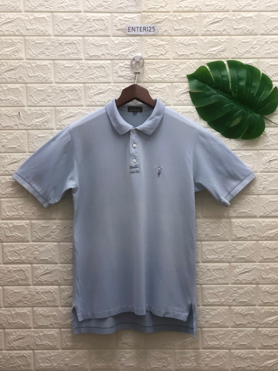 Trussardi Vintage Trussardi Embroidered Logo Polo Tee Size US L / EU 52-54 / 3 - 1 Thumbnail