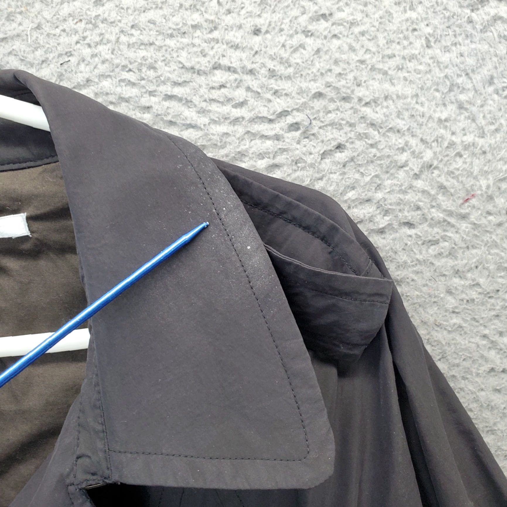 Vince Vince Trench Coat Womens XS Black Lined Double Breasted Collared Belted Waist Coat Size XS / US 0-2 / IT 36-38 - 5 Thumbnail