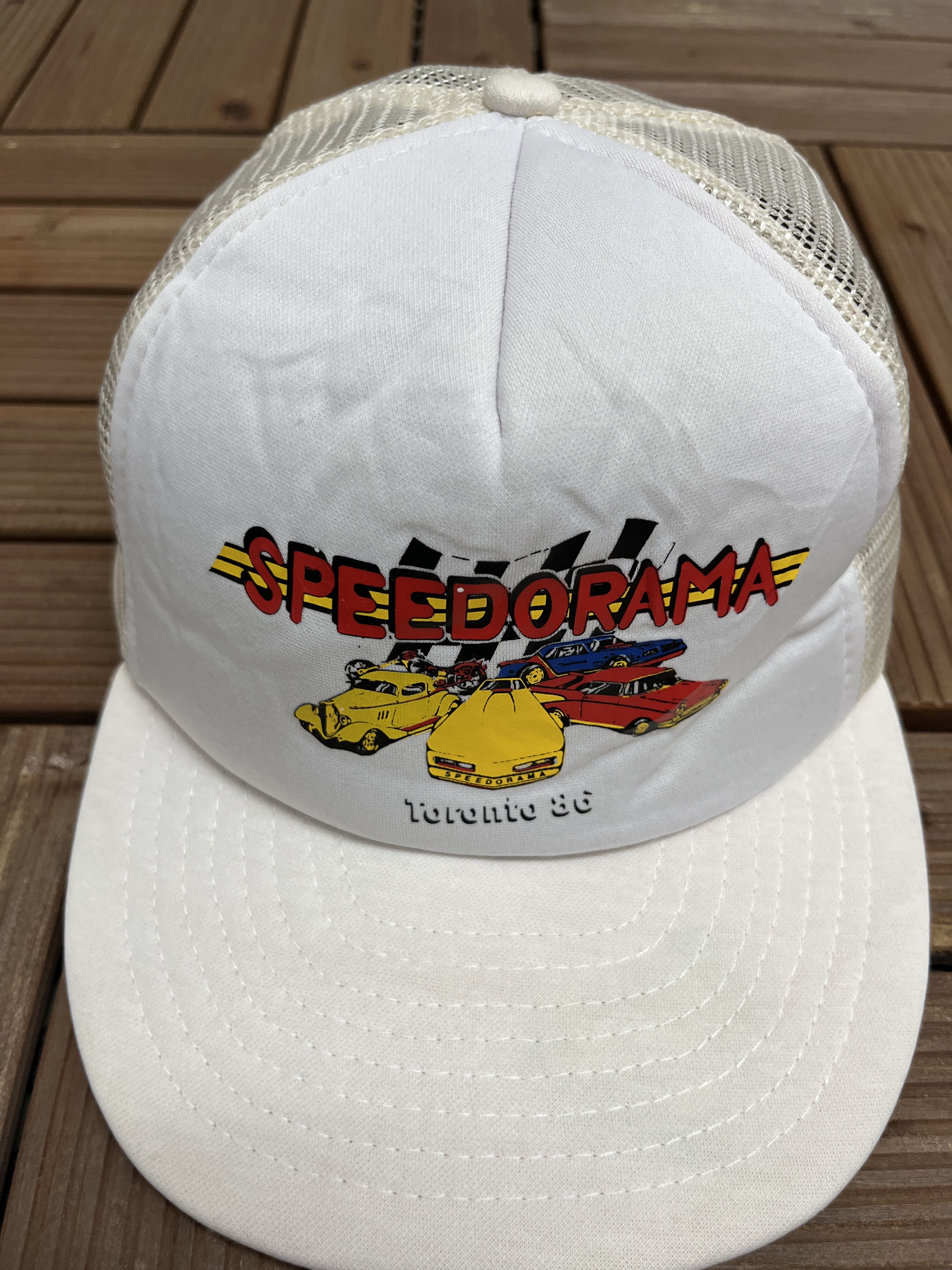Vintage Speedorama Toronto '86 Vintage Trucker Hat Size ONE SIZE - 3 Thumbnail