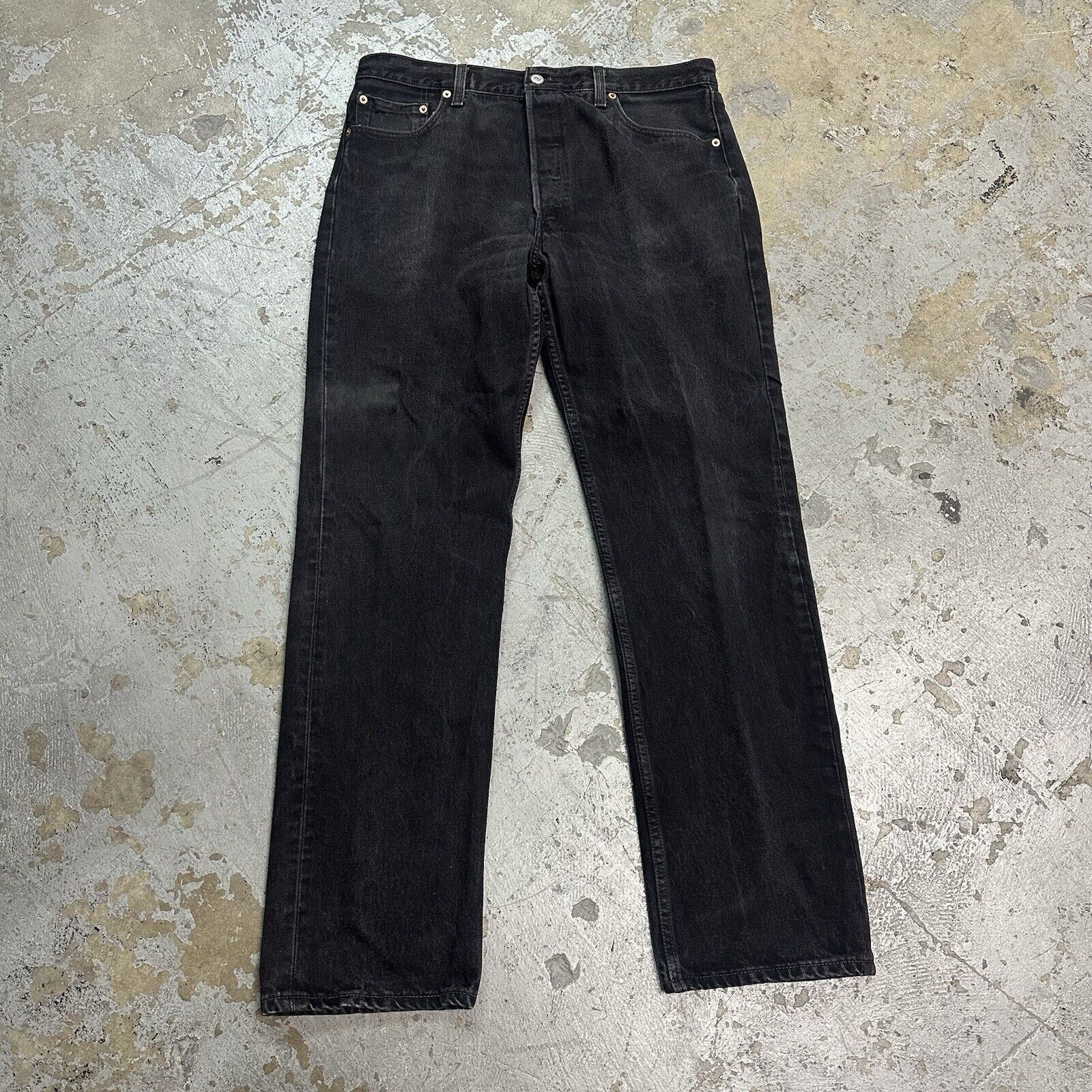 Vintage 90s Levi’s Black Denim Jeans Size 36x32 Made In USA