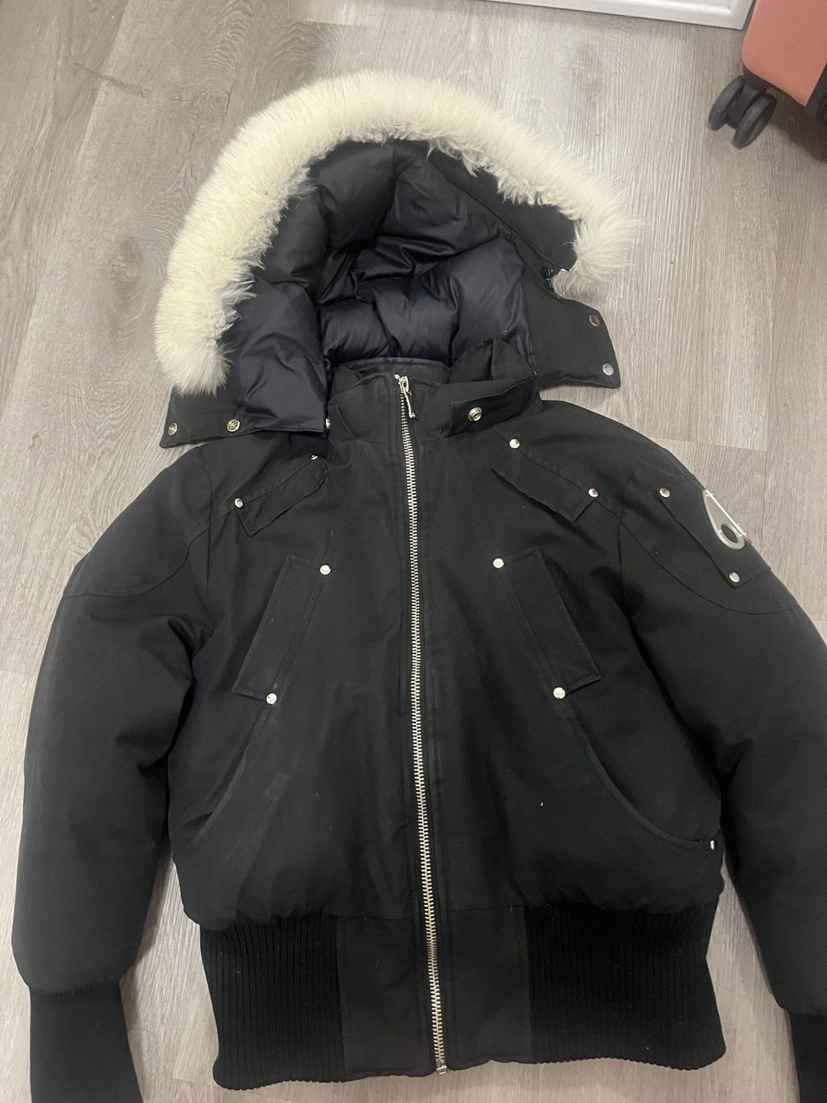 Moose Knuckles White Fur Moose knuckle Bomber Ballistic Size M / US 6-8 / IT 42-44 - 1 Thumbnail