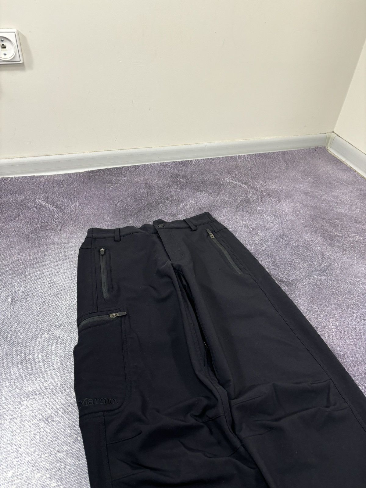 Marmot Vintage Marmot Men’s Heavy Nylon Zip Black Outdoor Pants Size US 30 / EU 46 - 8 Thumbnail