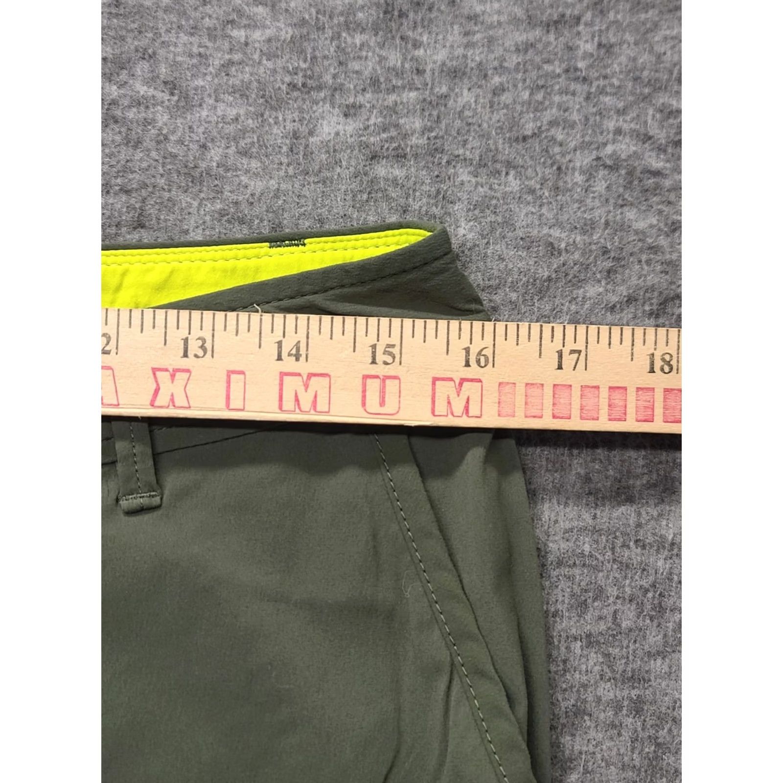Eddie Bauer Eddie Bauer Travex Pants Womens 6x30 Regular Mid Rise Straight Leg Hiking Pants Green 30in Inseam Size 28" / US 6 / IT 42 - 3 Thumbnail
