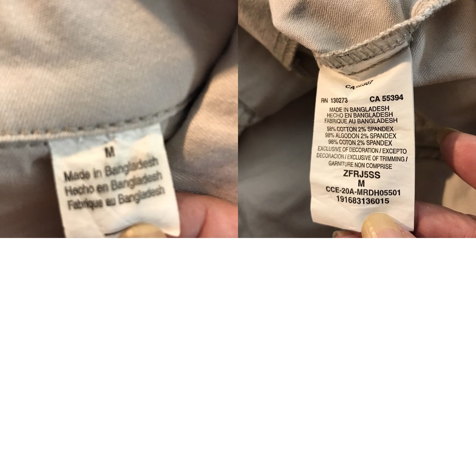 Vintage Lee Riders Women's Beige Cotton Spandex Mid-Length Jacket Fall Winter Casual Coat Size M Size M / US 6-8 / IT 42-44 - 8 Thumbnail