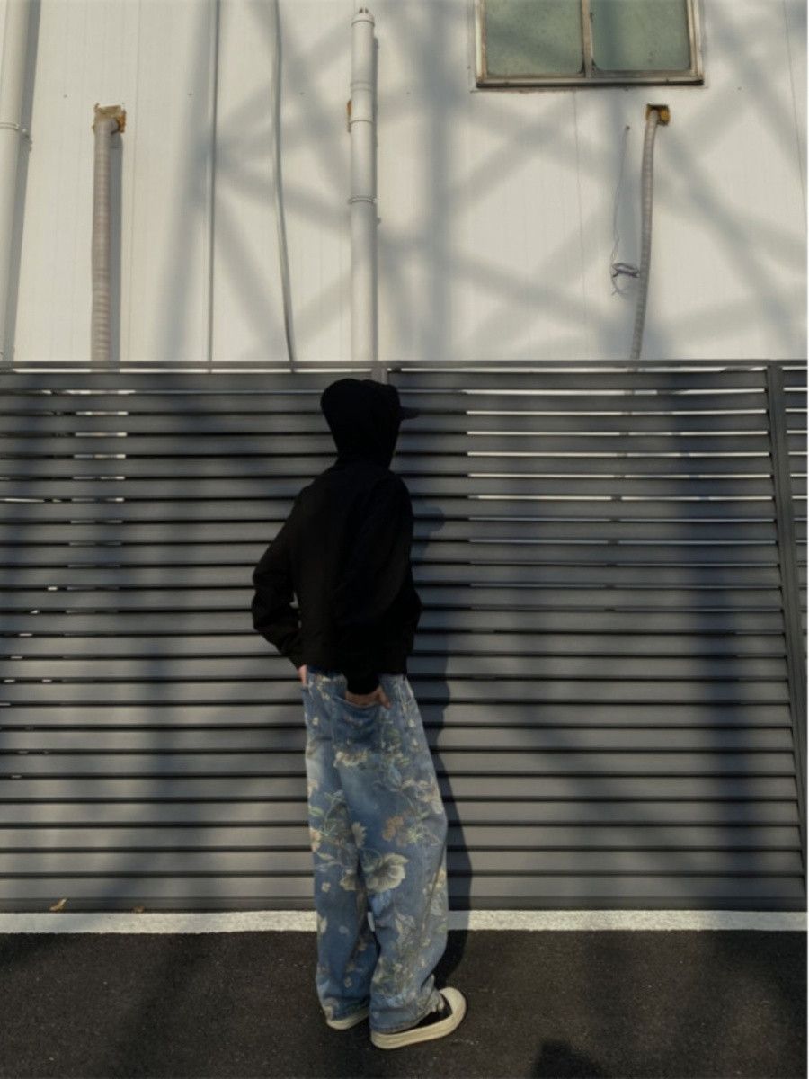 Japanese Brand × Jean Retro straight leg casual printed jeans Size US 30 / EU 46 - 3 Thumbnail