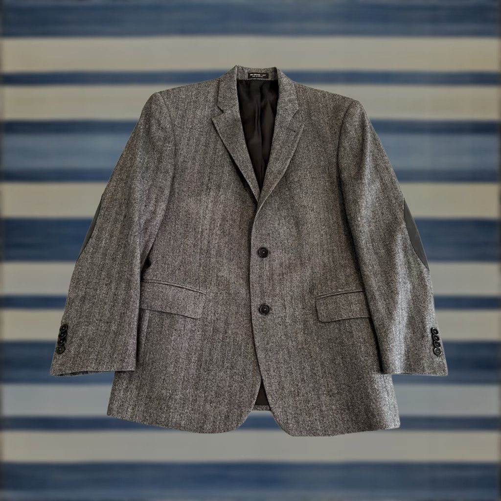 John Varvatos John Varvatos Blazer Jacket Mens 40 Short Wool Silk Cashmere Gray Two Button Wool Blazer Mens 40 Short Gray Size US 40 / EU 56 - 1 Thumbnail