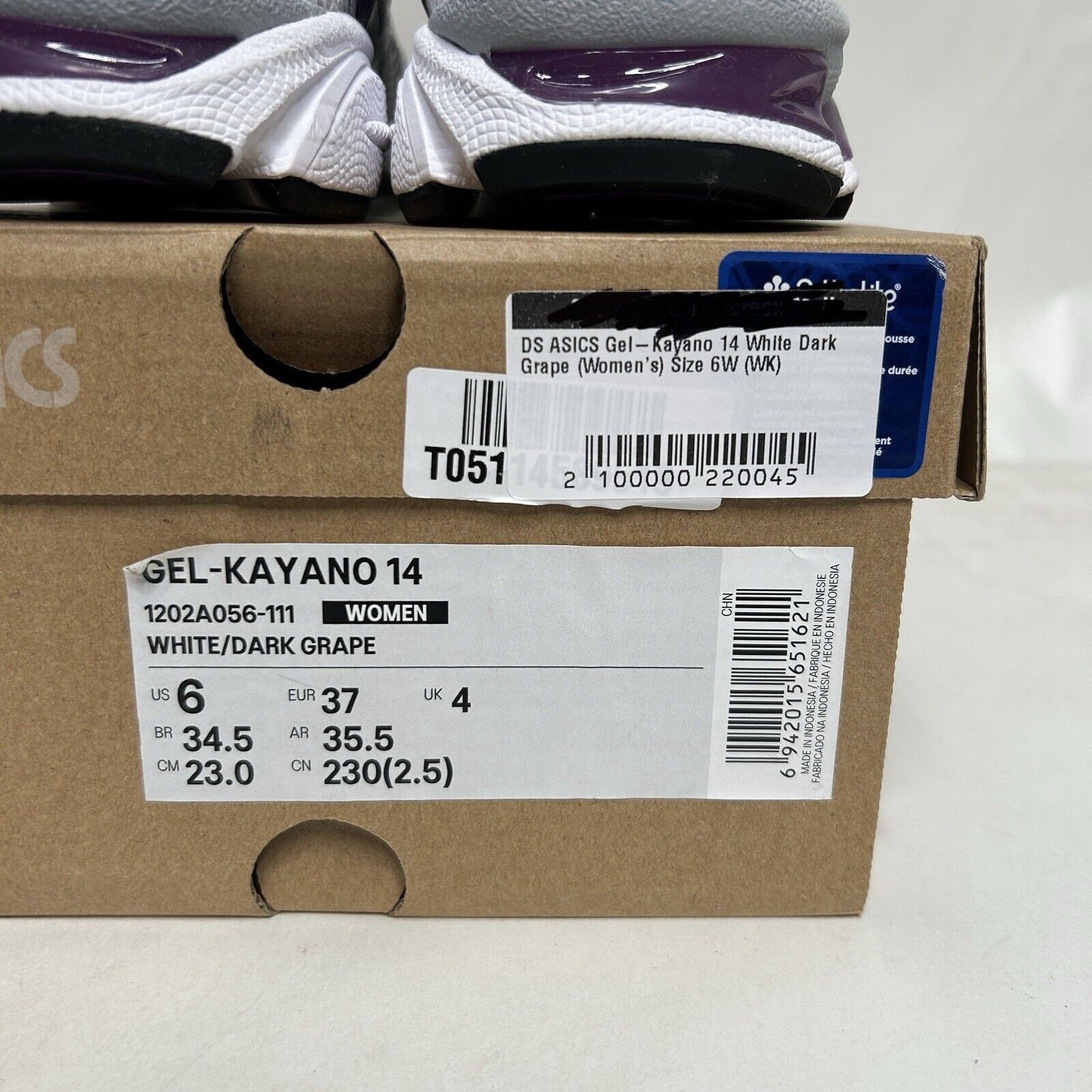 Asics ASICS Gel Kayano 14 WMNS “Silver White Dark Grape” 2024 Size US 6 / IT 36 - 5 Thumbnail