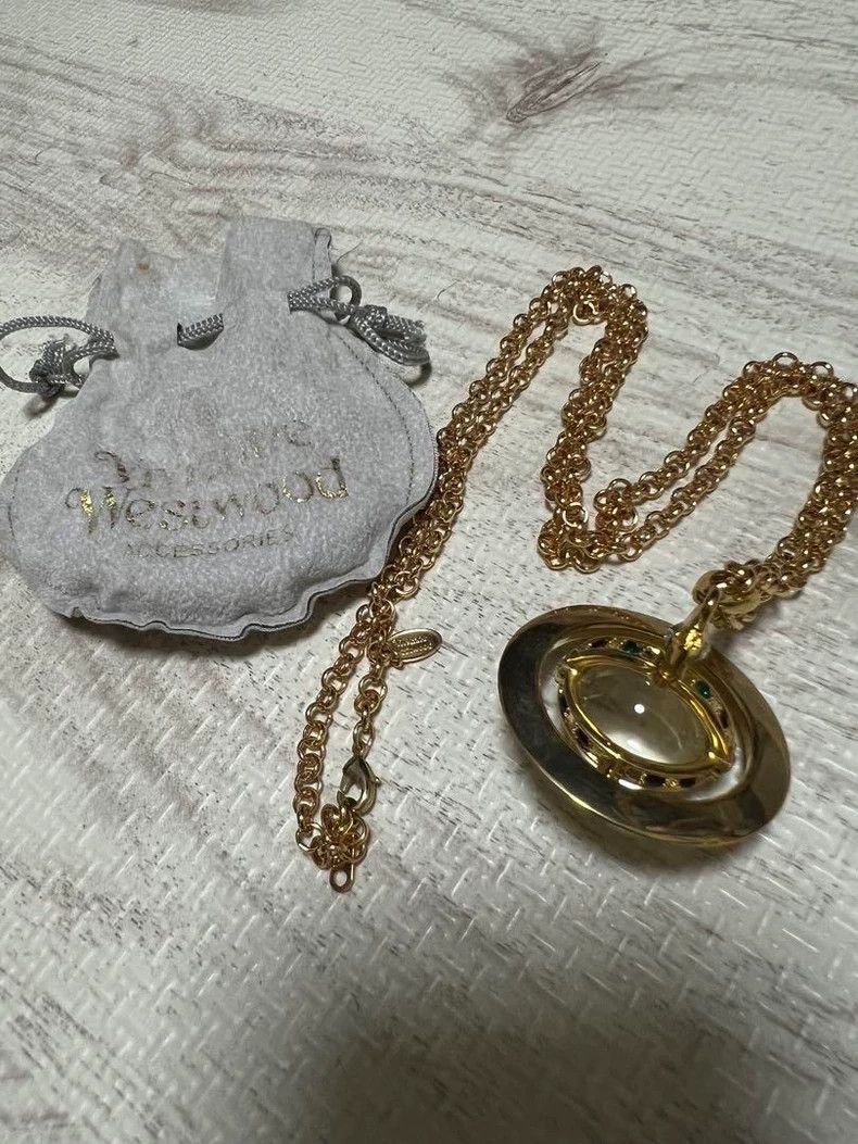 Vivienne Westwood Vivienne Westwood Vintage gold transparent orb necklace Size ONE SIZE - 3 Thumbnail