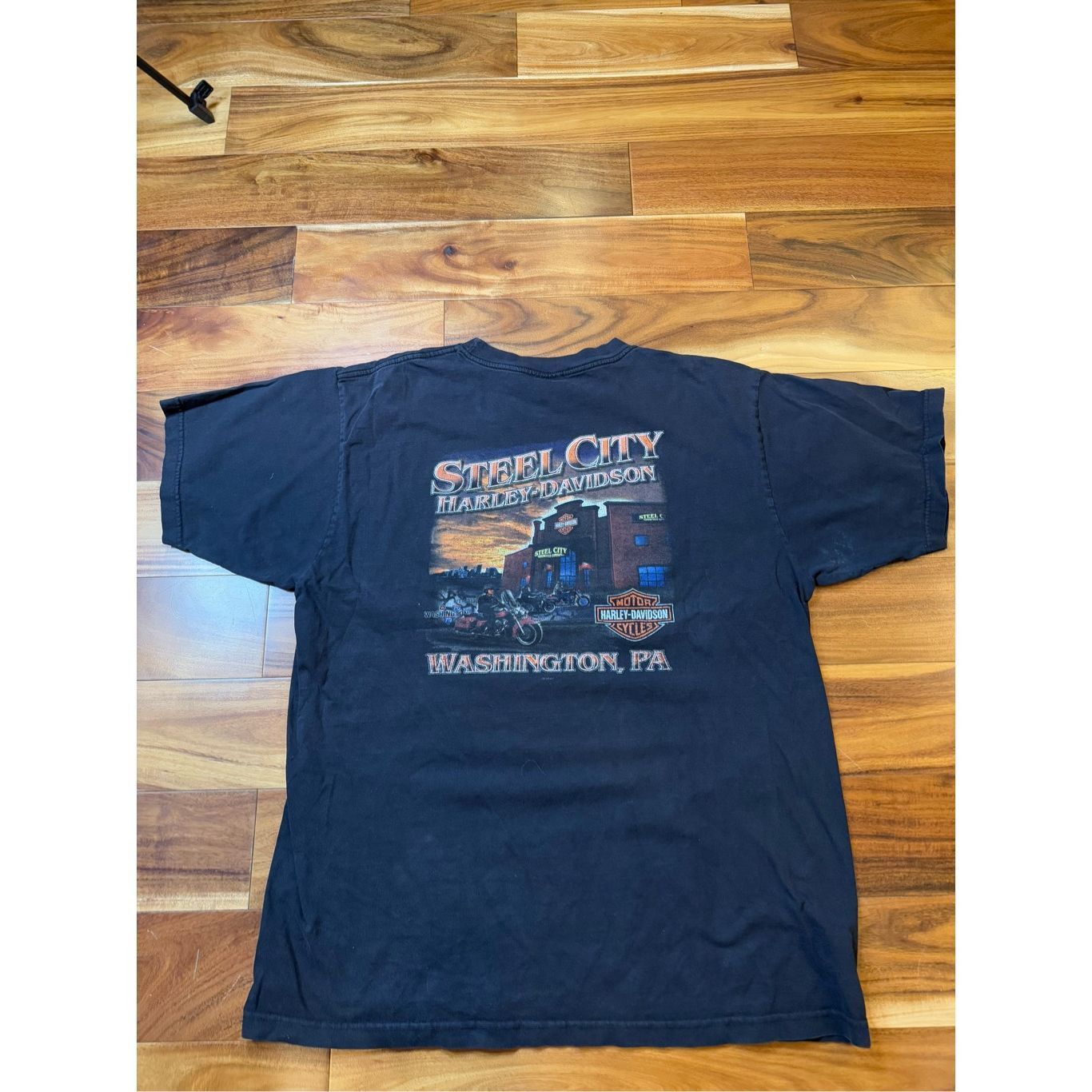 Harley Davidson Size XXL - vintage Y2K Harley Davidson Steel City Washington Size US XXL / EU 58 / 5 - 4 Thumbnail