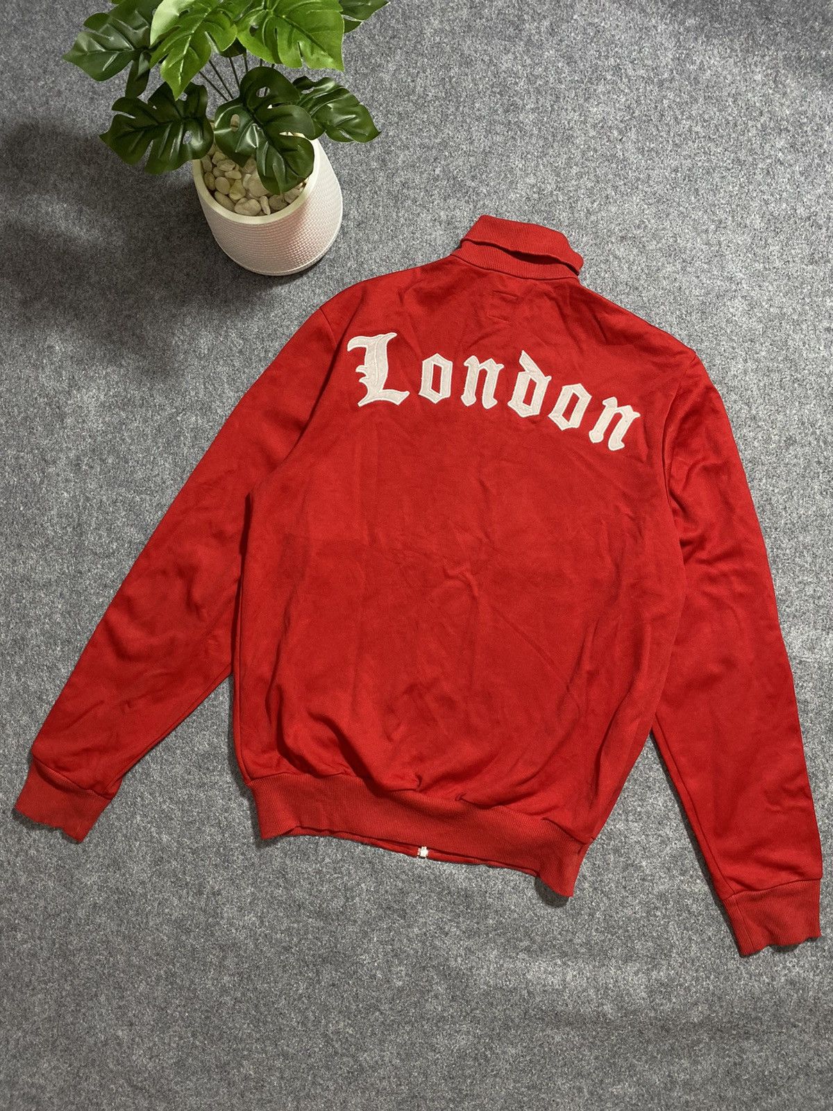 Adidas Rare Adidas Original London Jacket Red Bridge Size US M / EU 48-50 / 2 - 10 Thumbnail