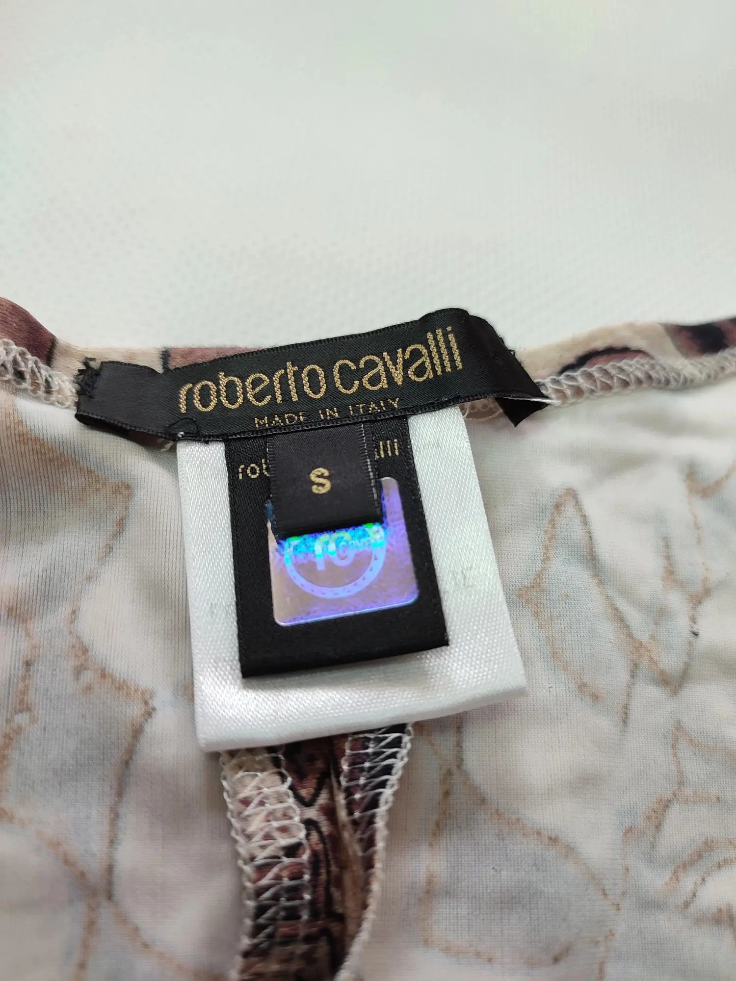 Roberto Cavalli Vintage Roberto Cavalli 2003 Silk Dress Psychodelic Runway Size S / US 4 / IT 40 - 11 Thumbnail