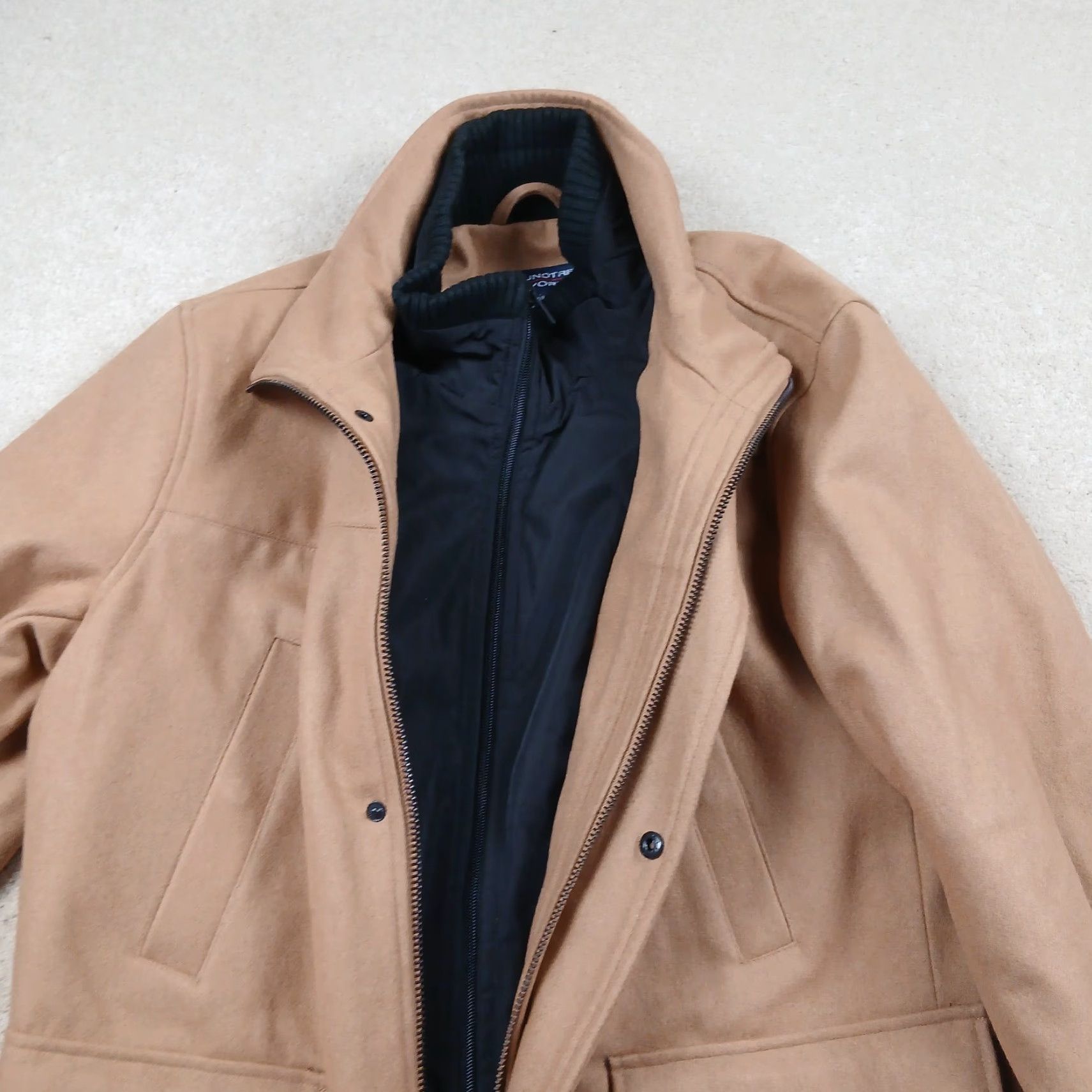 Roundtree & Yorke Roundtree and Yorke Jacket Mens Large Beige Brown Luxurious Wool Blend Size US L / EU 52-54 / 3 - 5 Thumbnail