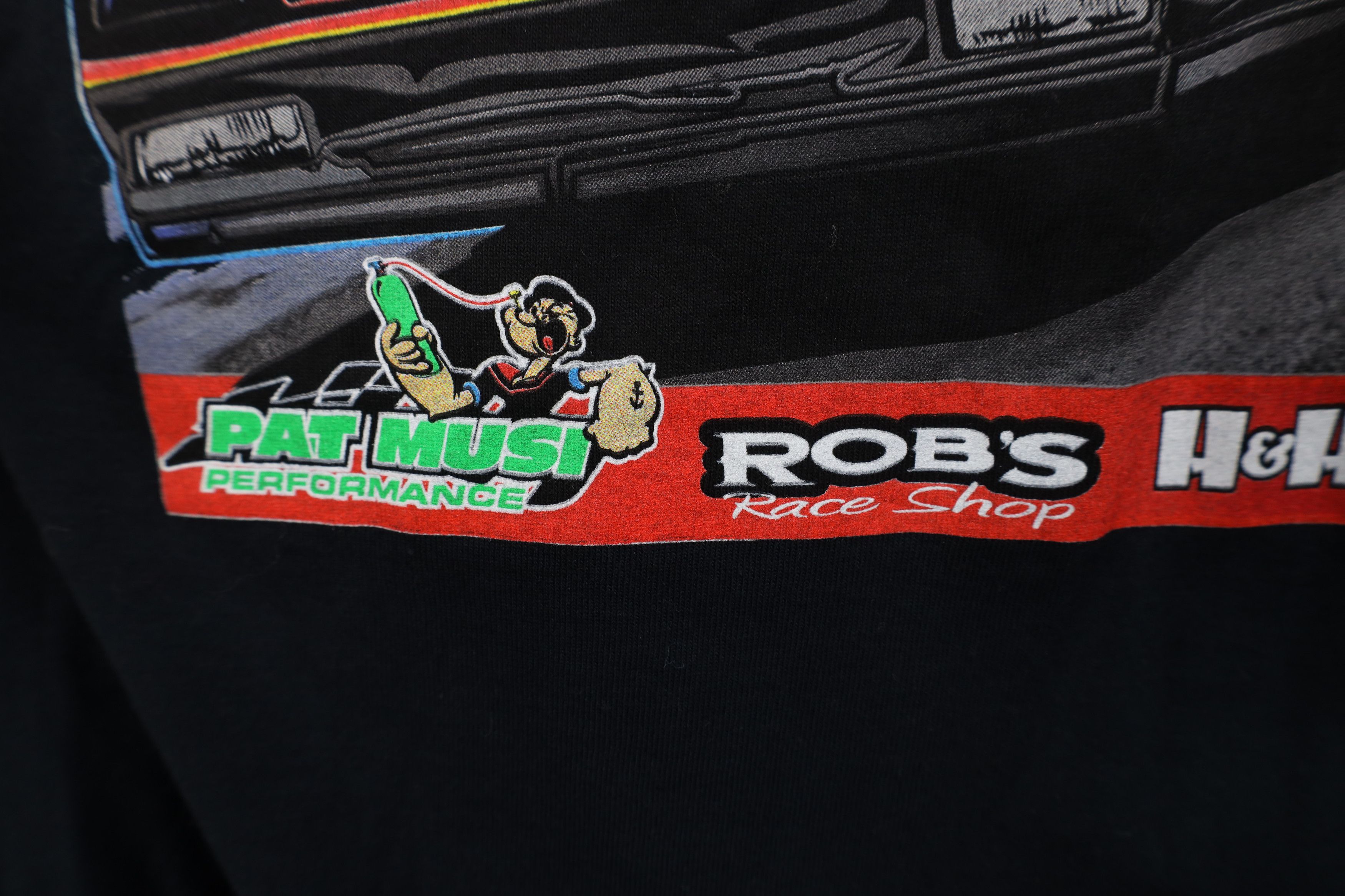 Vintage Vintage Y2K Batman John Hall Racing Long Sleeve T-Shirt Size US XL / EU 56 / 4 - 11 Thumbnail