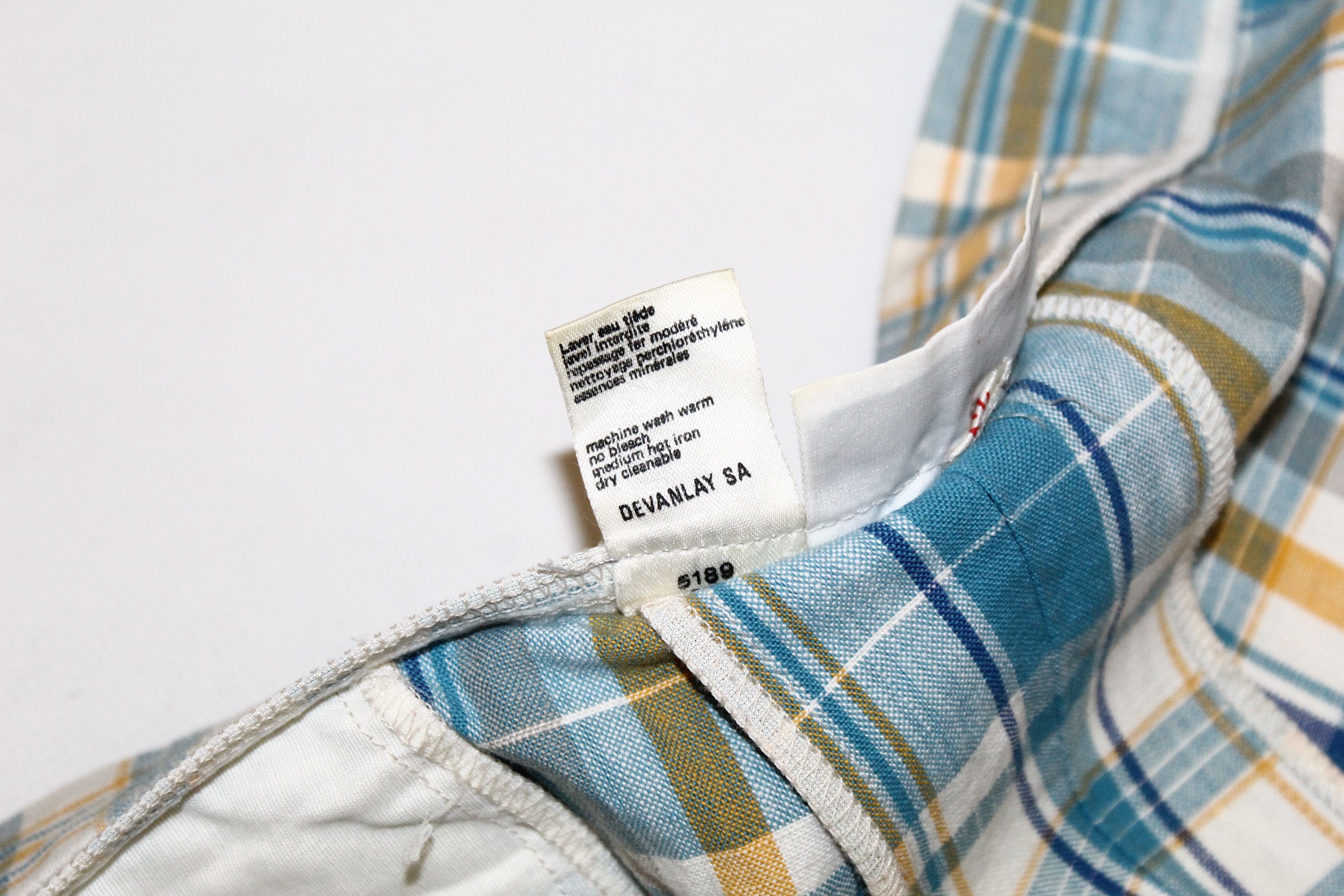 Lacoste 80s Chemise Lacoste Relaxed Double-check Cotton Casual Pants Size US 32 / EU 48 - 7 Thumbnail