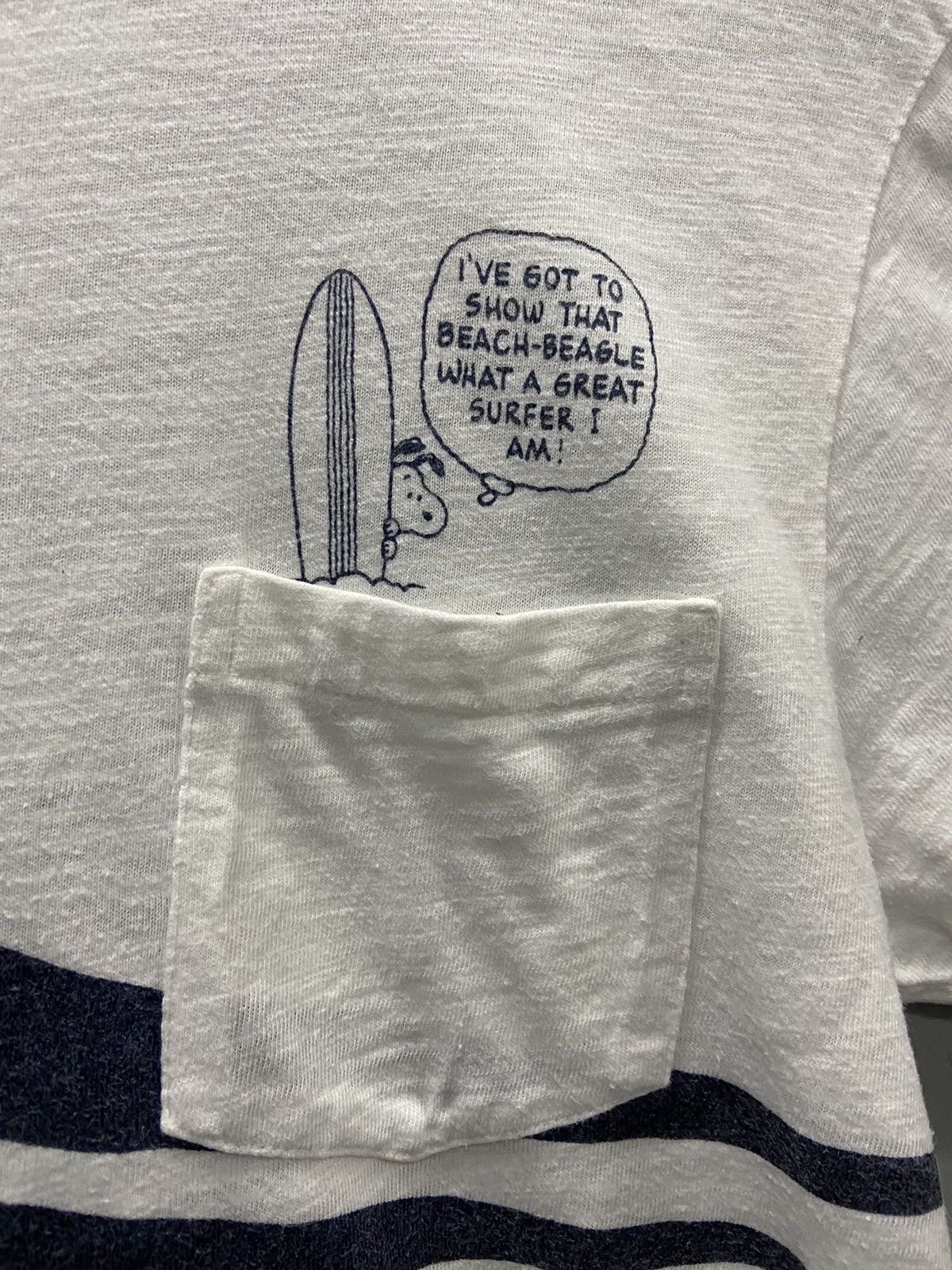 Peanuts SNOOPY PEANUTS AMERICAN COMICS POCKET TEE SHIRT Size US S / EU 44-46 / 1 - 4 Thumbnail