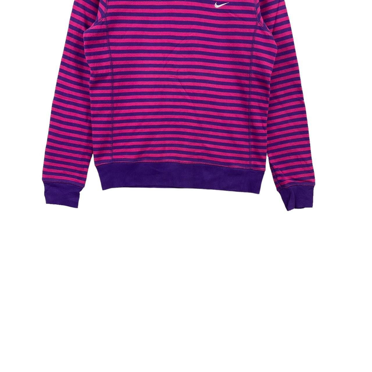 Nike NIKE SWOOSH Athletic Dept Striped Pink Sweatshirt Sweater Size L / US 10 / IT 46 - 4 Thumbnail