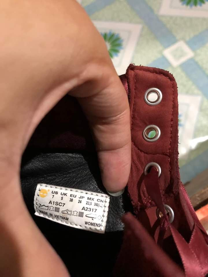 Timberland Timberland Boots Maroon Size US 7 / IT 37 - 3 Thumbnail