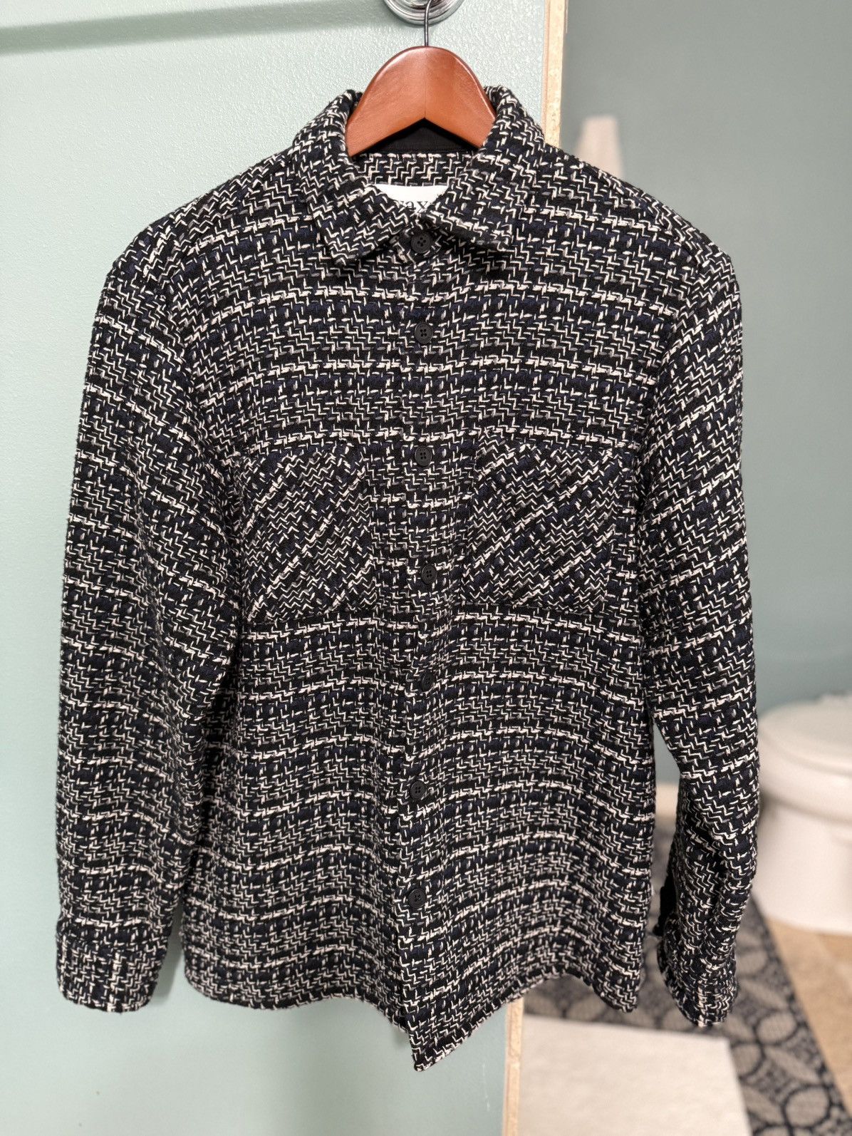 Wax London Wax London Navy Whiting Overshirt Size US S / EU 44-46 / 1 - 1 Thumbnail