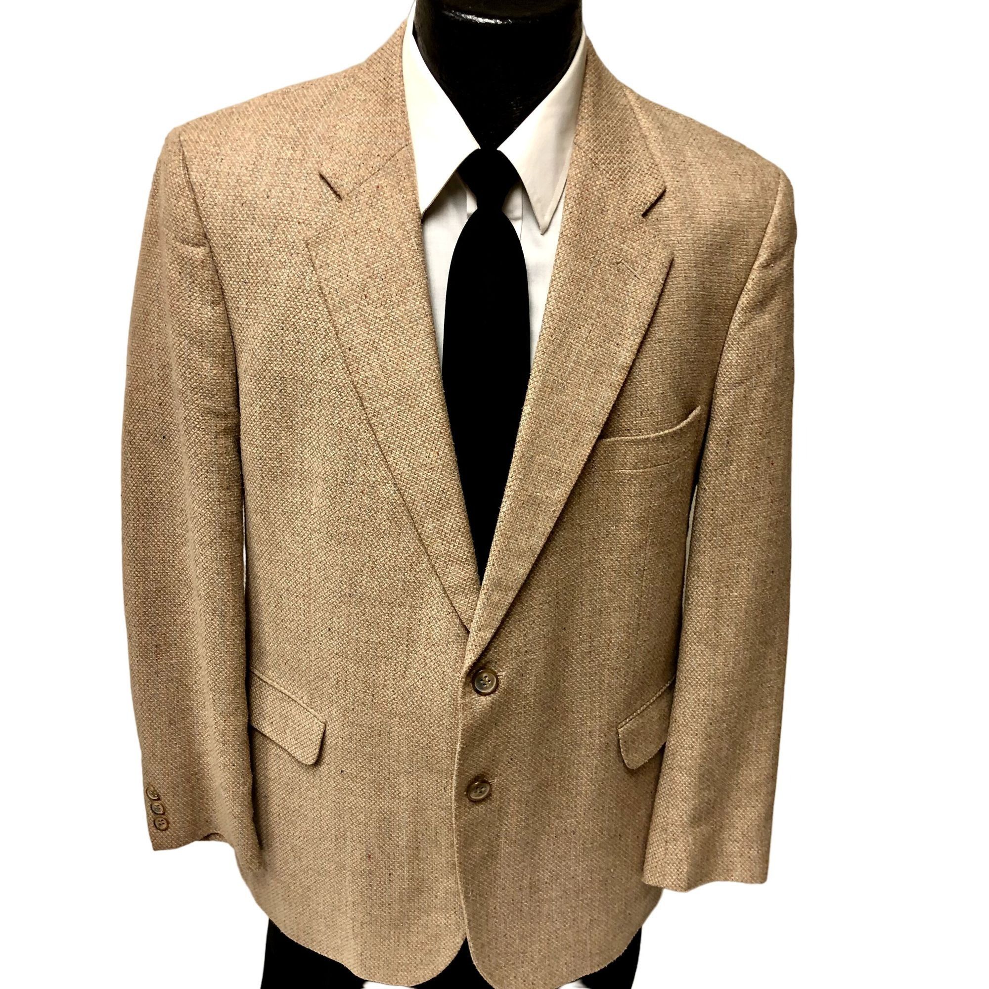 Diane von Furstenberg 60's Von Furstenberg Sport Coat ATOMIC FLECK Tweed Jacket Size 40R - 1 Thumbnail