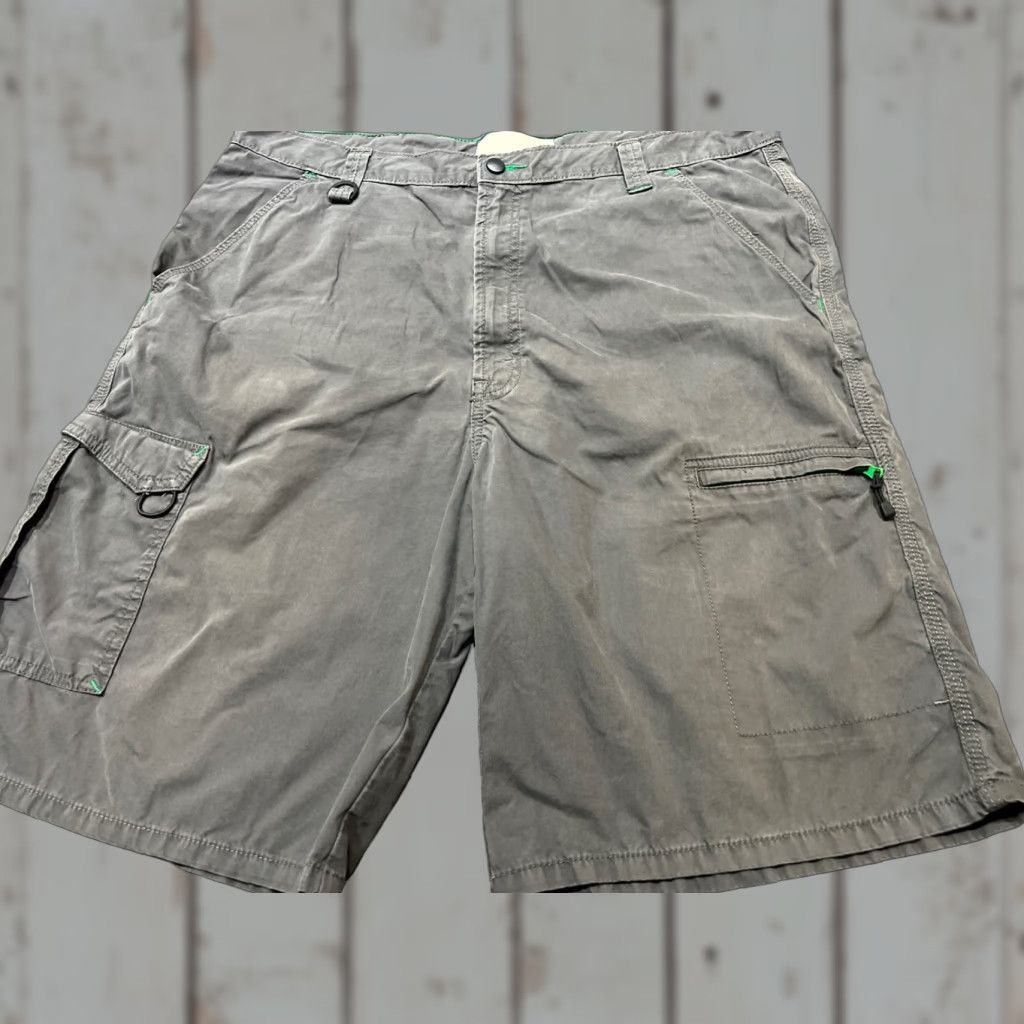 Wrangler Wrangler Cargo Shorts Mens 38 Gray Performance Outdoor 10.5" Inseam Casual Travel Sports Size US 38 / EU 54 - 1 Thumbnail