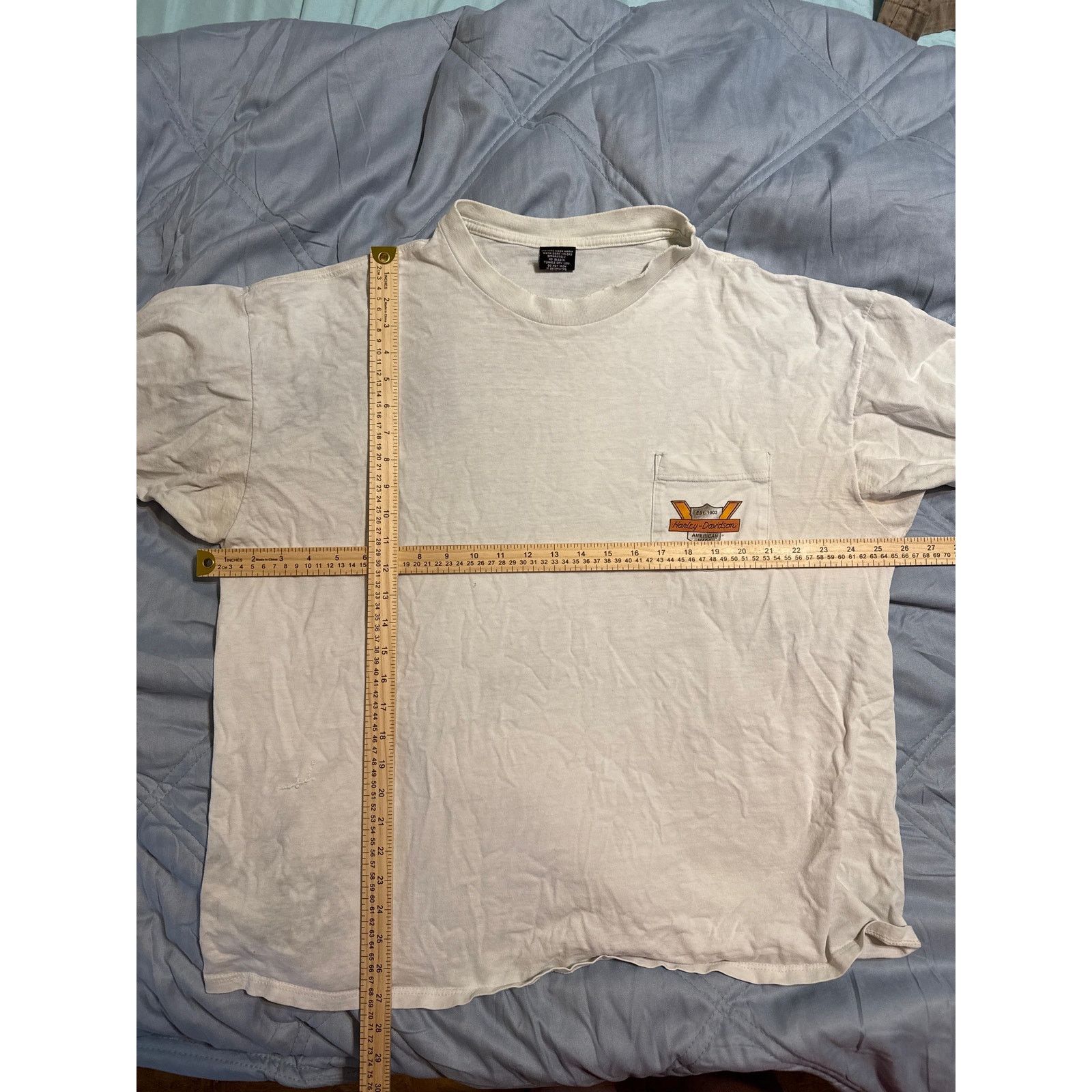 Harley Davidson Vintage Harley Holoubek XXL Atlanta GA Pocket Tee USA Size US XXL / EU 58 / 5 - 9 Thumbnail