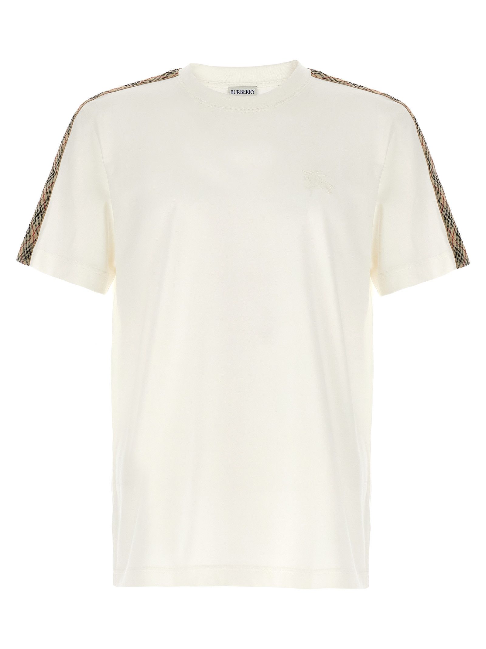 Burberry Check tape t-shirt Size US M / EU 48-50 / 2 - 1 Thumbnail