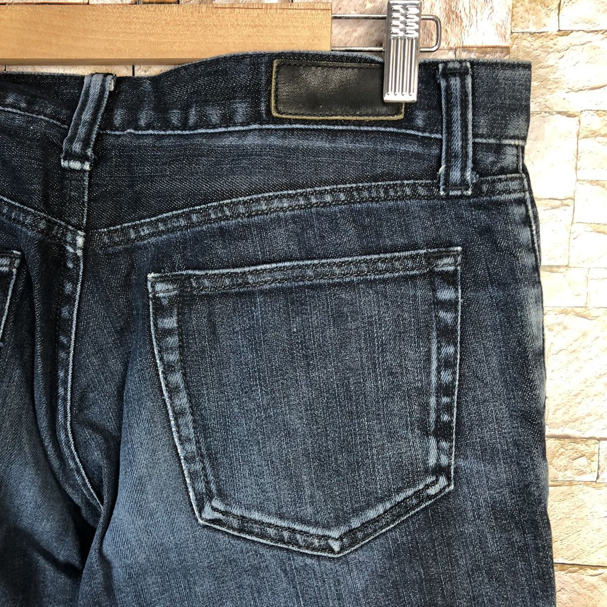 Uniqlo Japan uniqlo faded Blue vintage denim Jeans #A348 Size US 33 - 21 Thumbnail