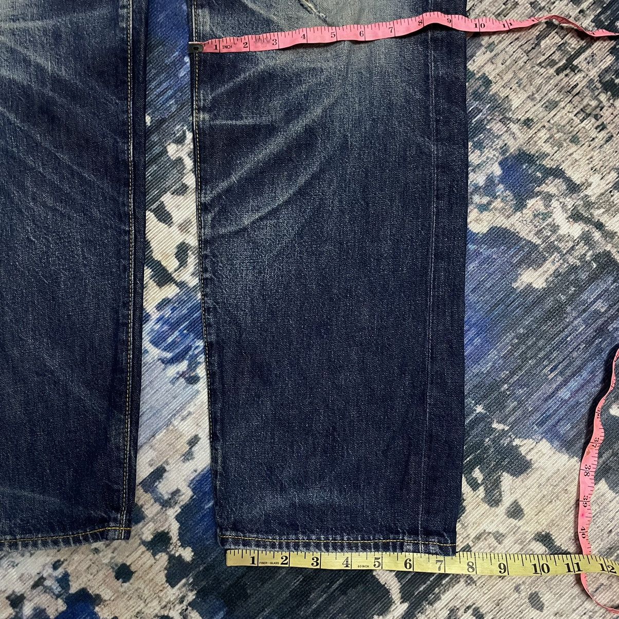 GU × Undercover 🇯🇵 GU Straight Baggy Distressed Undercover Style Indigo Denim Size US 35 - 12 Thumbnail