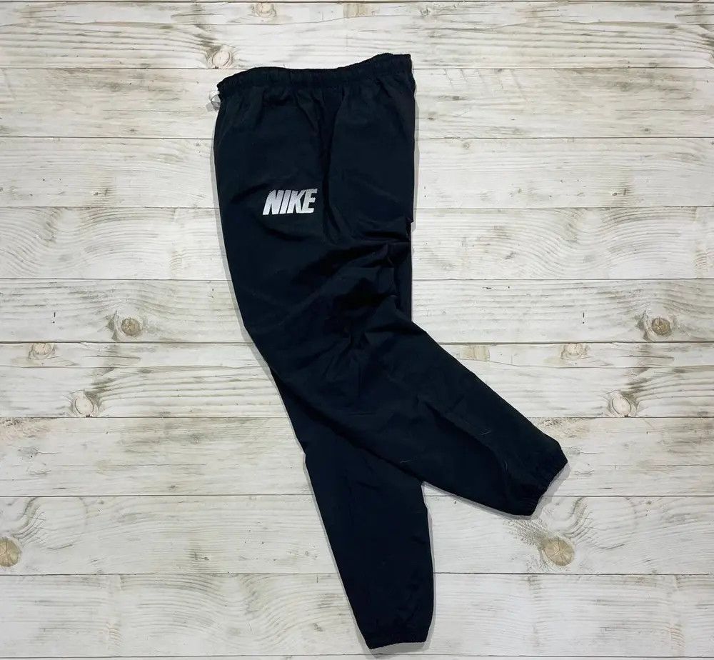 Nike Vintage Nike Track Pants 00s Big Logo Nylon Y2K Size US 38 / EU 54 - 1 Thumbnail