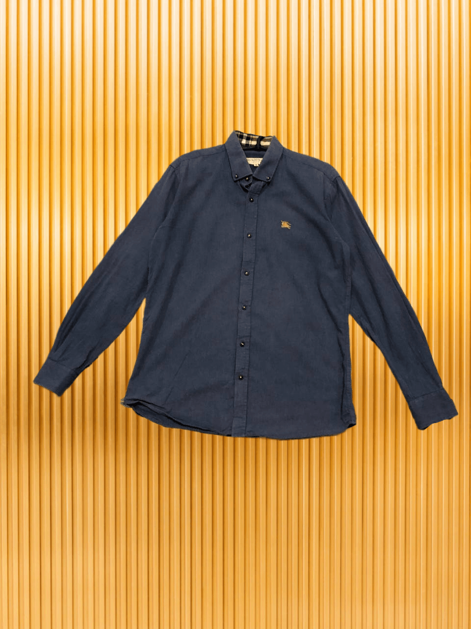 Burberry Vintage Shirt blue Burberry London Y2K logo size M Size US M / EU 48-50 / 2 - 1 Thumbnail