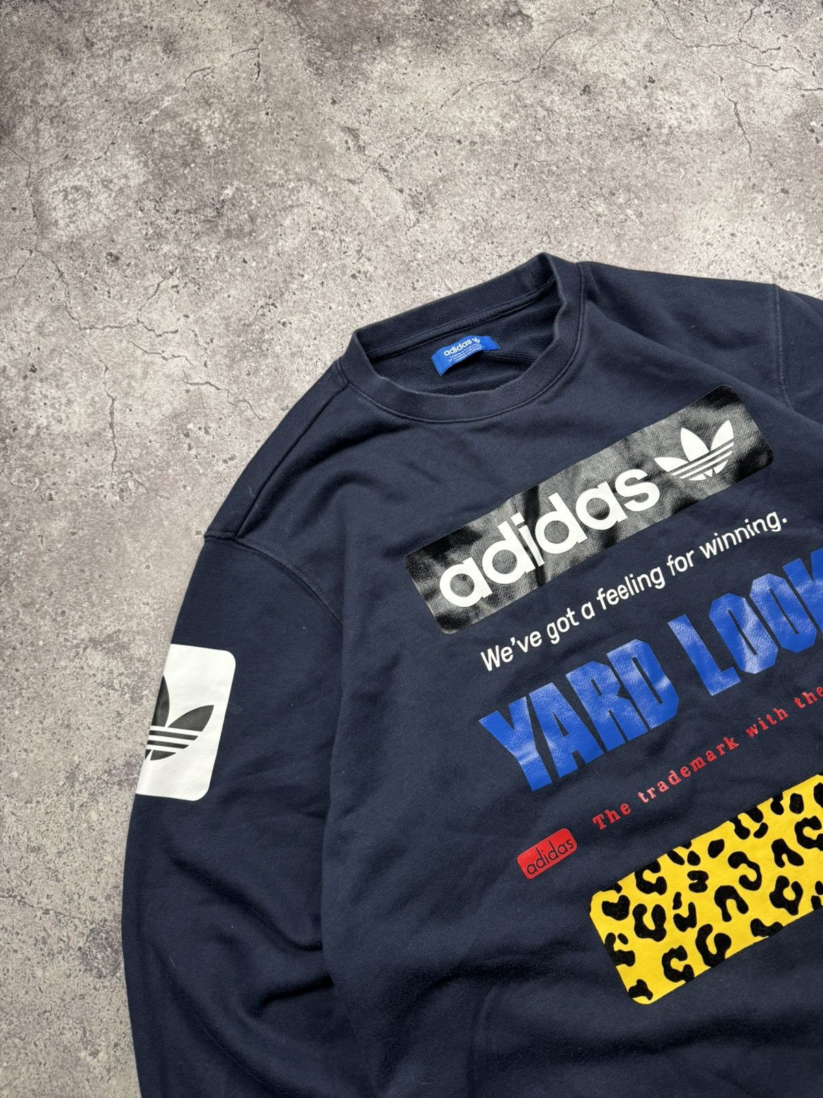 Adidas Vintage Adidas Y2K Leopard Printed Yard Look Japanesse sweat Size US XL / EU 56 / 4 - 5 Thumbnail