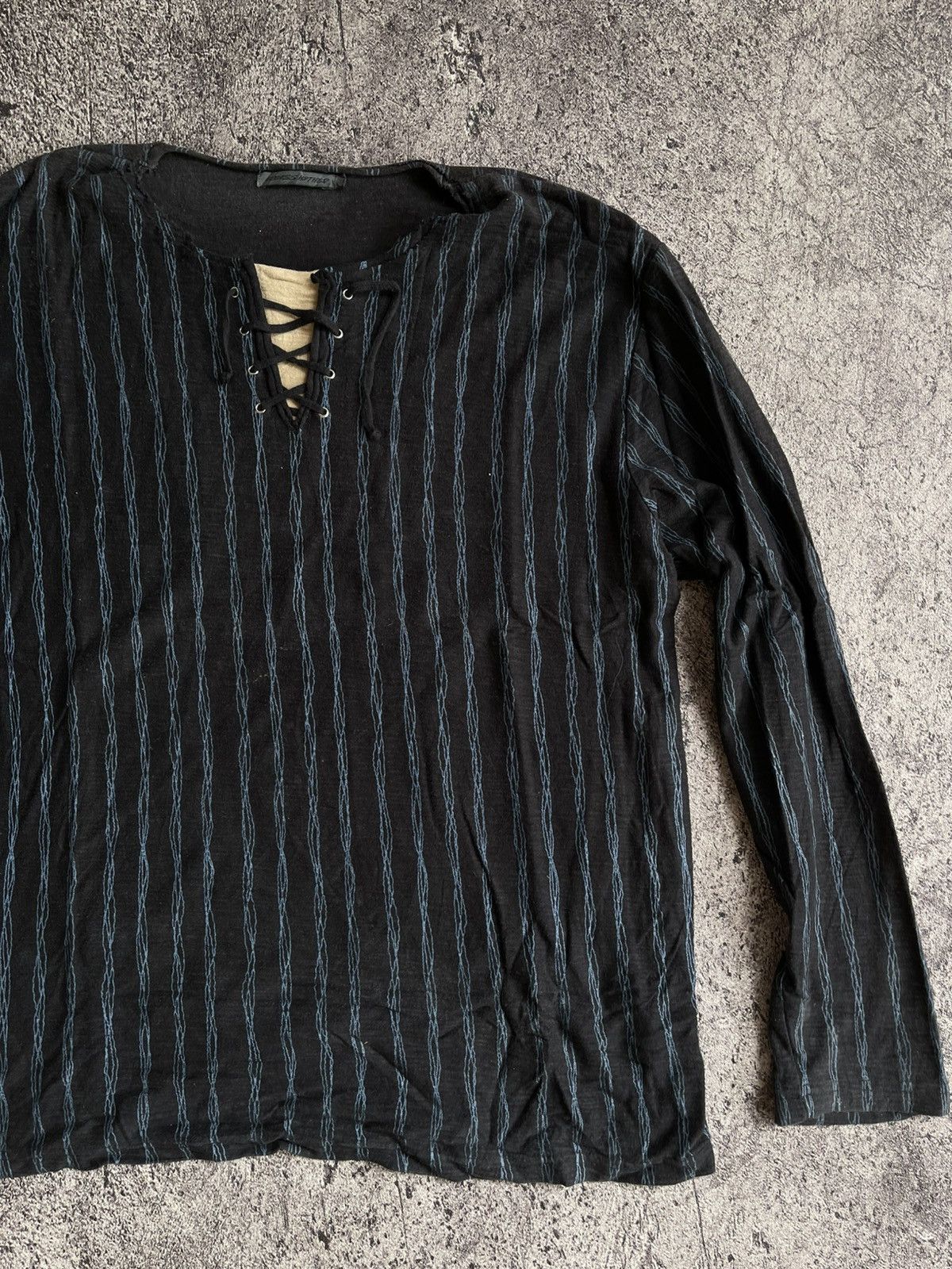 Japanese Brand Y2K Grass Hether laced ifsixwasnine long sleeve Size US L / EU 52-54 / 3 - 2 Thumbnail