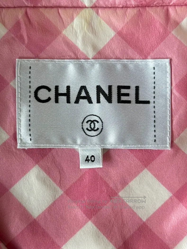 Chanel Chanel 23C pink plaid jacket Size S / US 4 / IT 40 - 6 Thumbnail