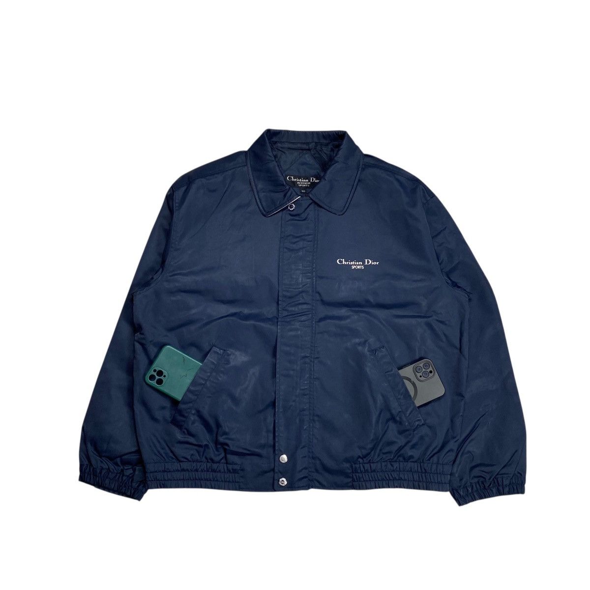 Christian Dior Monsieur Vintage Christian Dior Big Logo Bomber Jacket Size US M / EU 48-50 / 2 - 2 Thumbnail