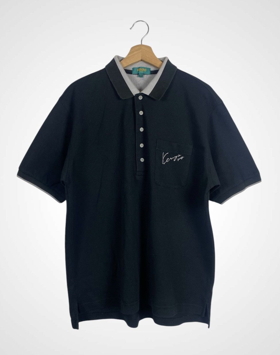 Kenzo Rare Vintage 90s Kenzo Golf Small Logo Polo Shirt Size US L / EU 52-54 / 3 - 1 Thumbnail