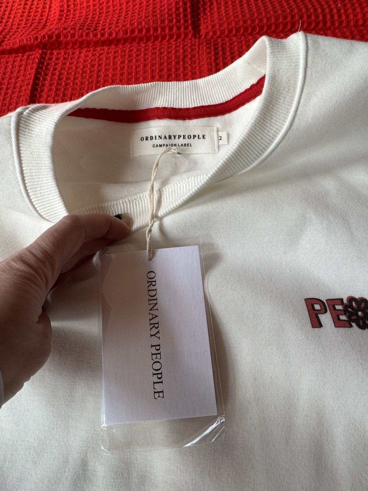 Other Ordinary people campaign label sweatshirt Size US M / EU 48-50 / 2 - 3 Thumbnail
