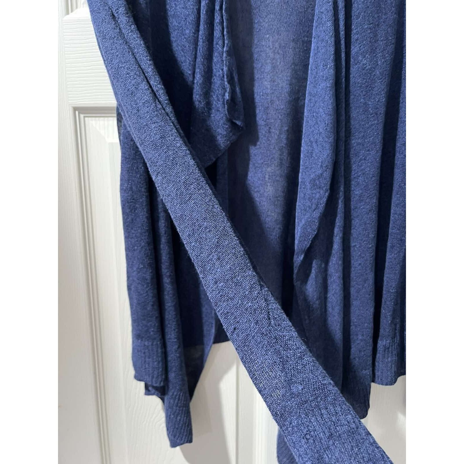 & Other Stories Retro-ology Linen Long Sleeve Women Blue Size S A003287 Size S / US 4 / IT 40 - 3 Thumbnail