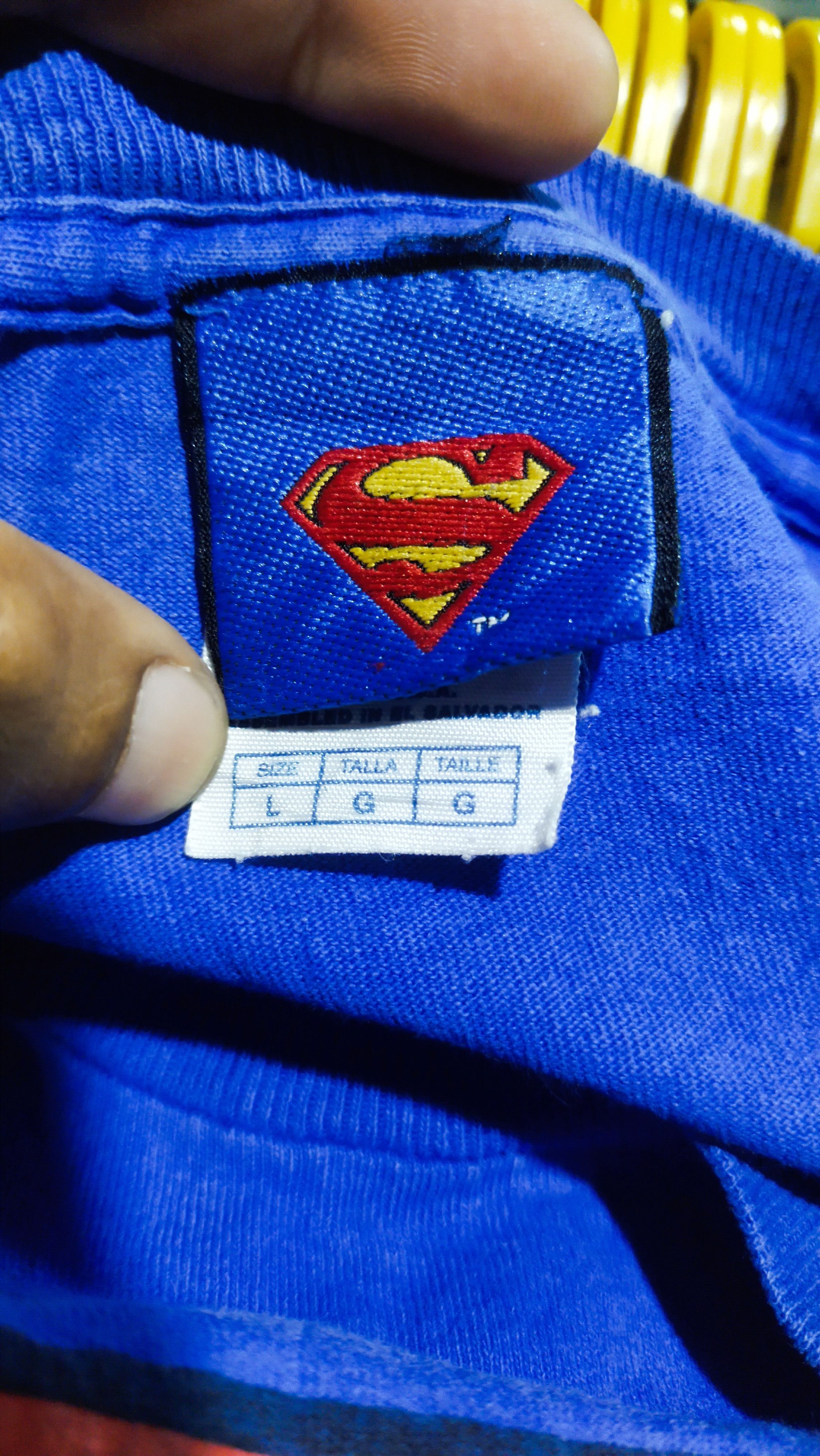 Vintage VTG X SUPERMAN DC COMIC TEE Size US L / EU 52-54 / 3 - 3 Thumbnail